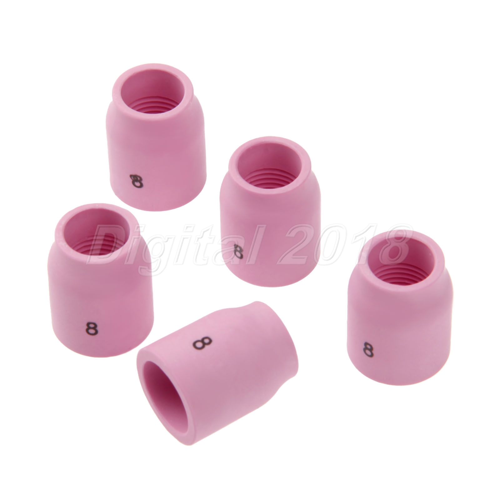 TIG Welding 53N61S Alumina Nozzle Ceramic Cup#8 for Torch 9 20 25 1//2/" Orifice