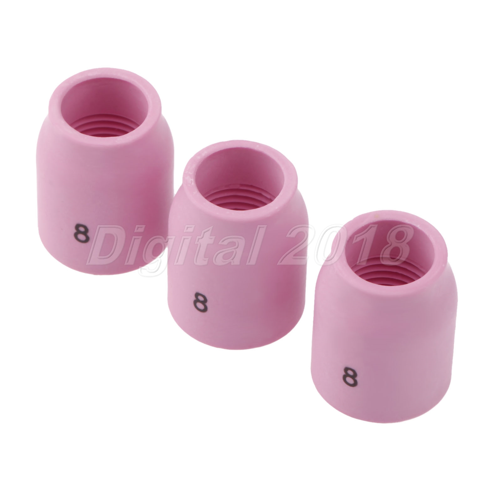 TIG Welding 53N61S Alumina Nozzle Ceramic Cup#8 for Torch 9 20 25 1//2/" Orifice