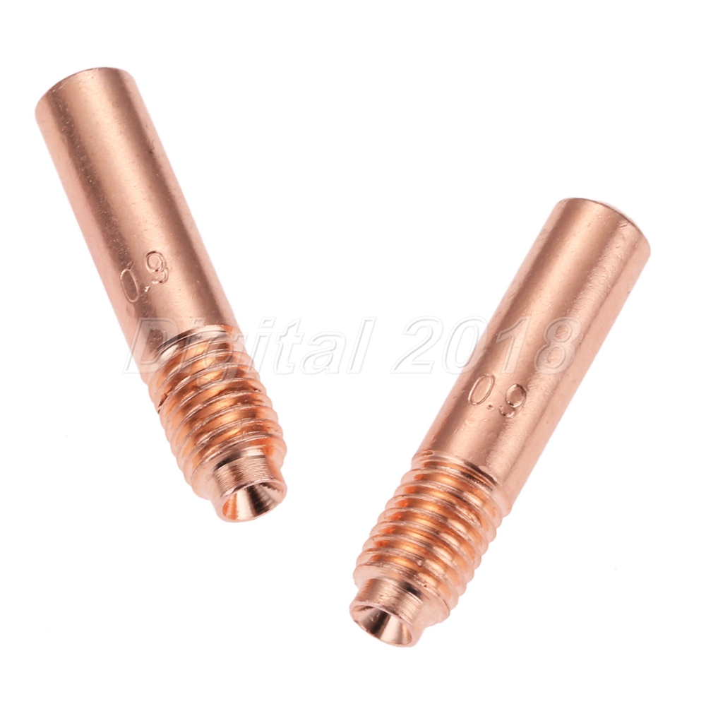 0.035" MIG Welding Contact Tips Gas Nozzles Diffusers Kit Fit For