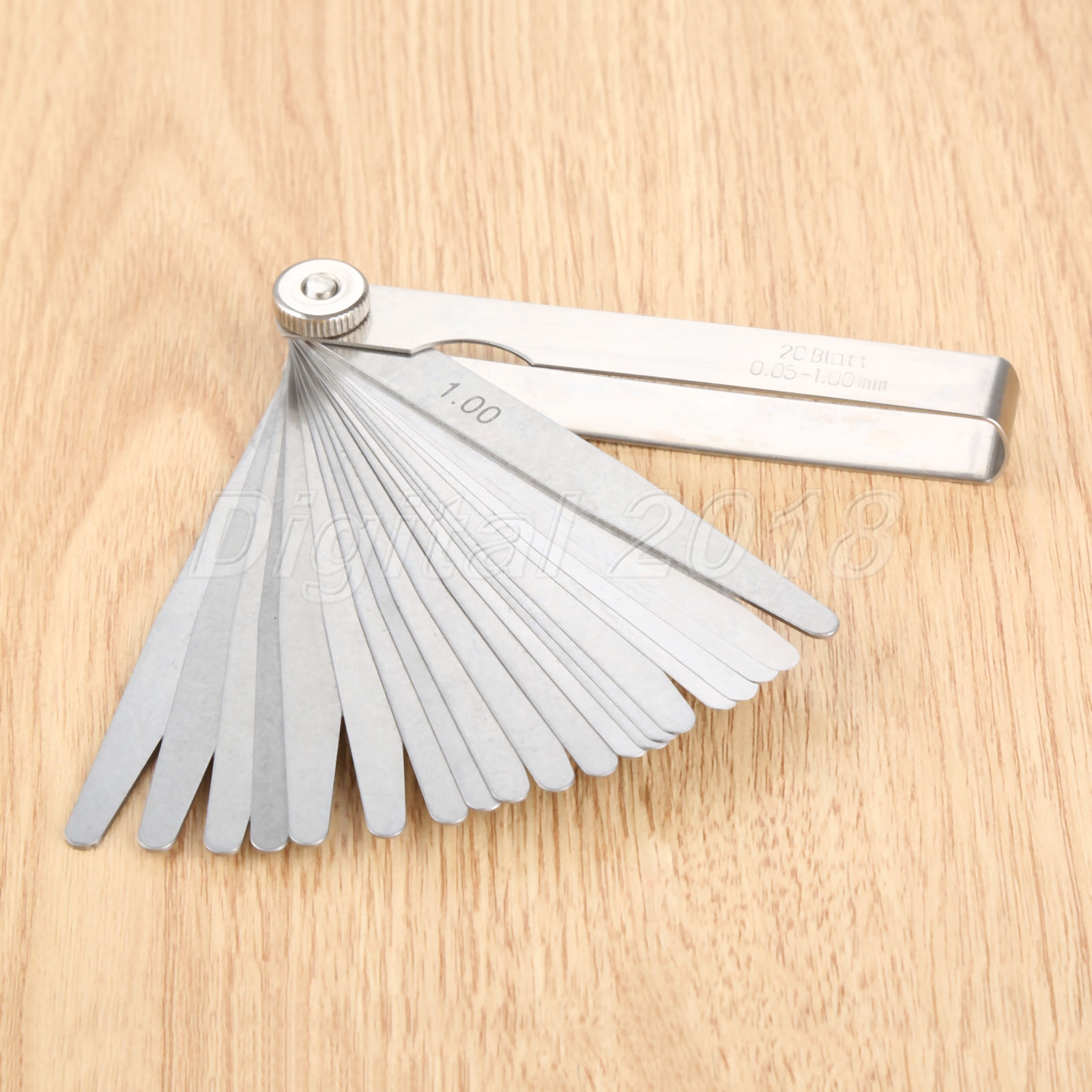 20 Blade Feeler Gauge Metric 0.05mm1mm Feeler Gauge for Metric Set