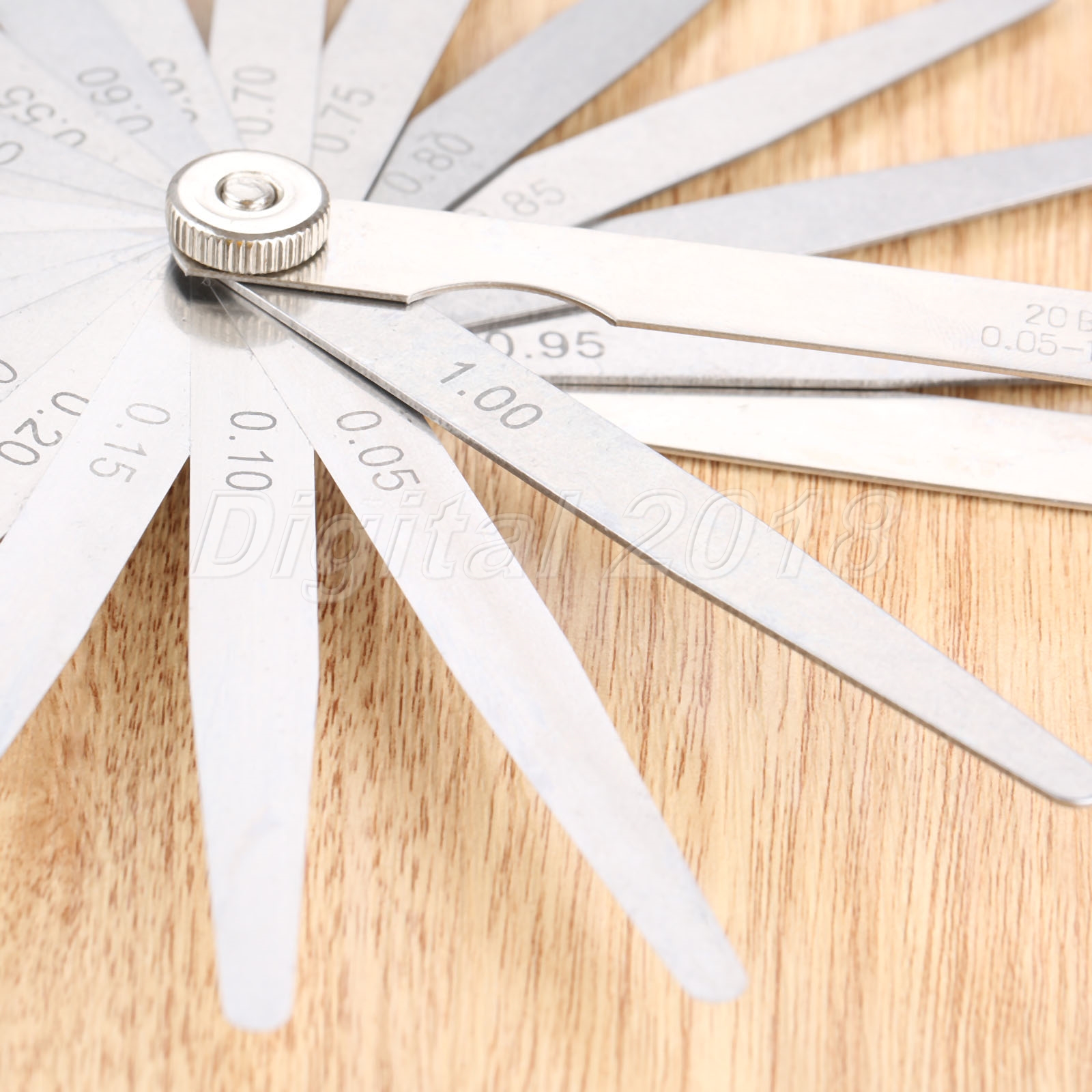 20 Blade Feeler Gauge Metric 0.05mm1mm Feeler Gauge for Metric Set