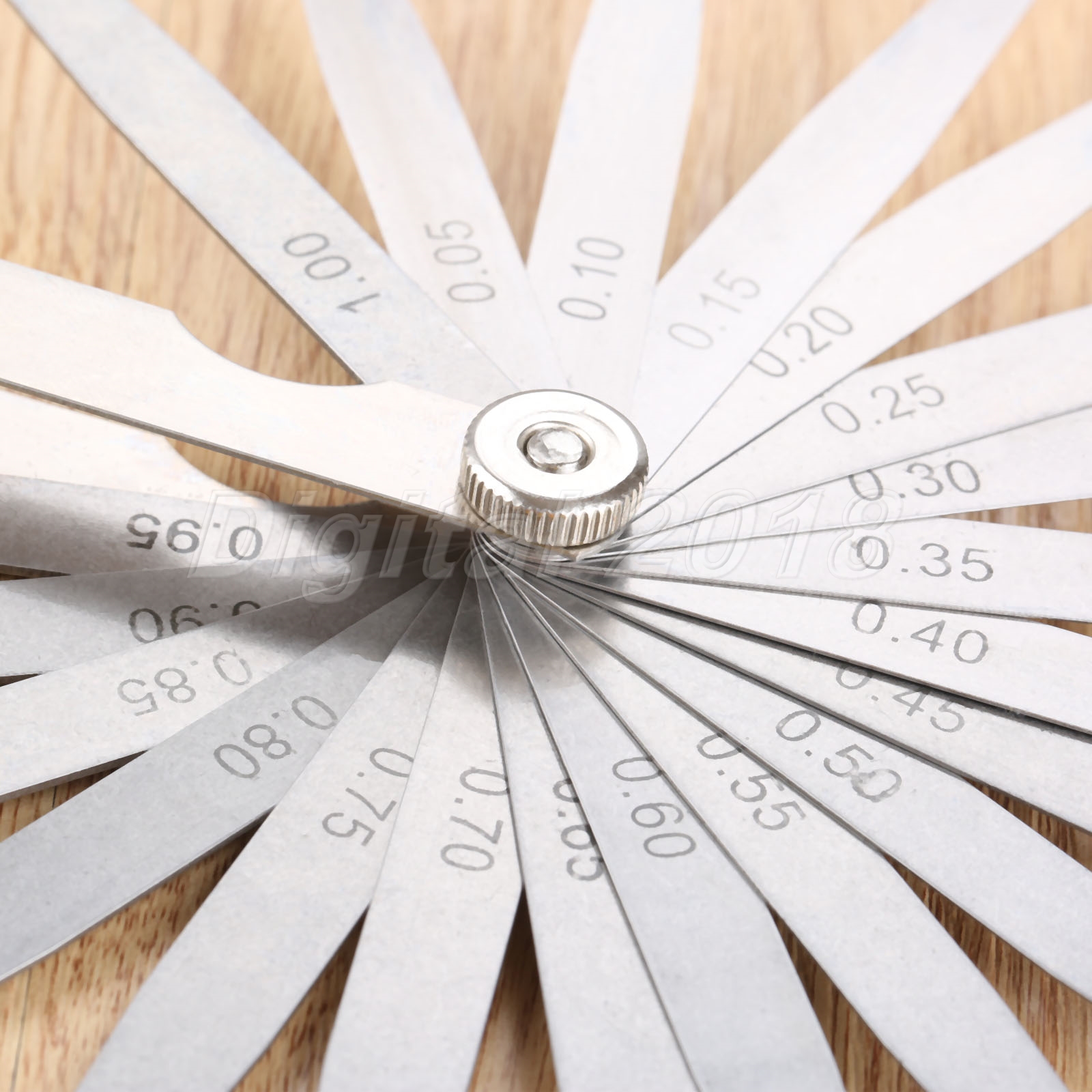 20 Blade Feeler Gauge Metric 0.05mm1mm Feeler Gauge for Metric Set 105mm Long 611056365946 eBay
