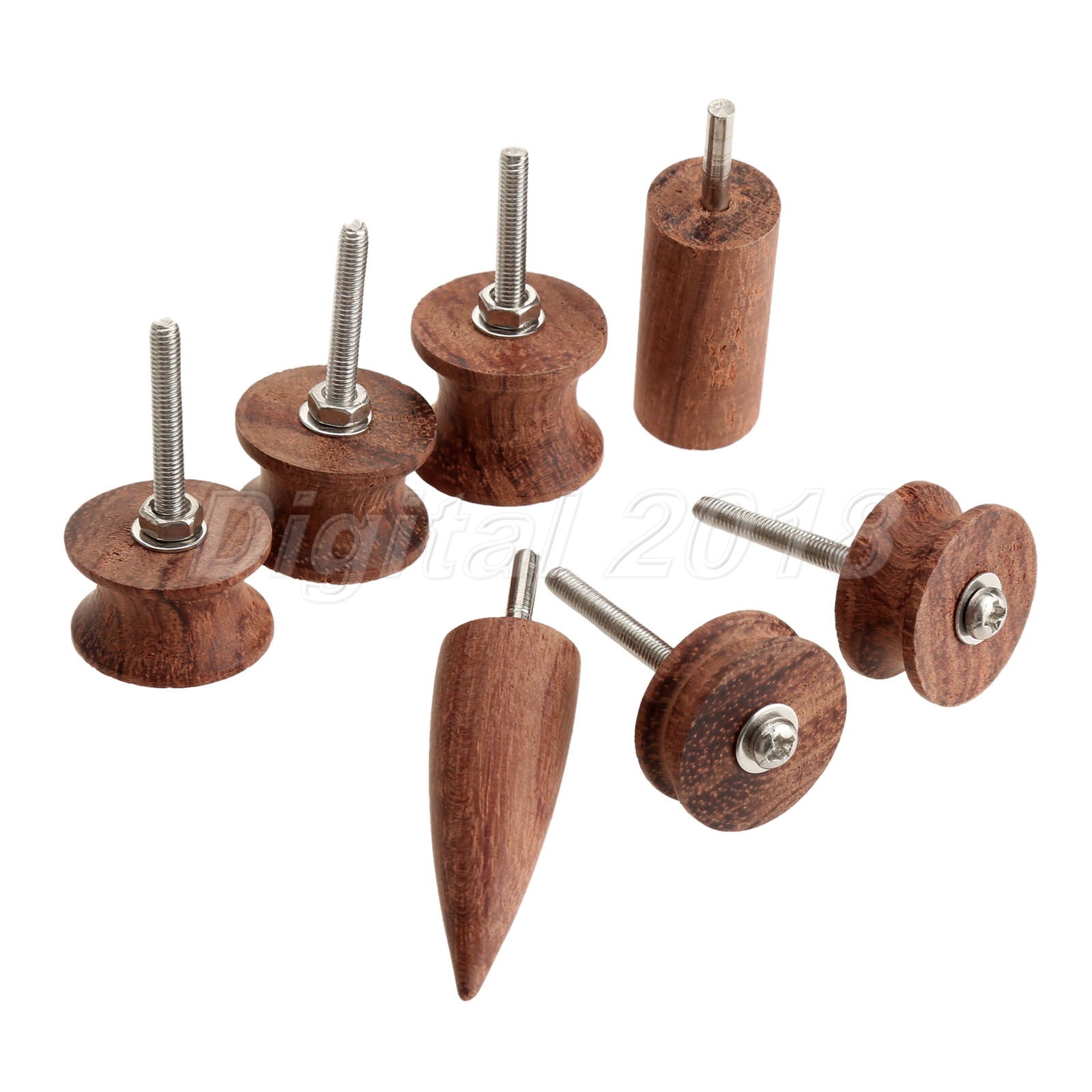 7 Sizes Safe Easy Use Hand Craft Burnisher Wood Edge Leather Craft Slicker Tool eBay