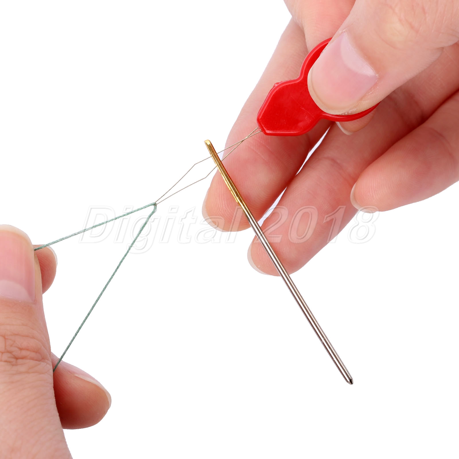 10x Plastic Needle Threader Wire Thread Sewing Machine Insert Hand