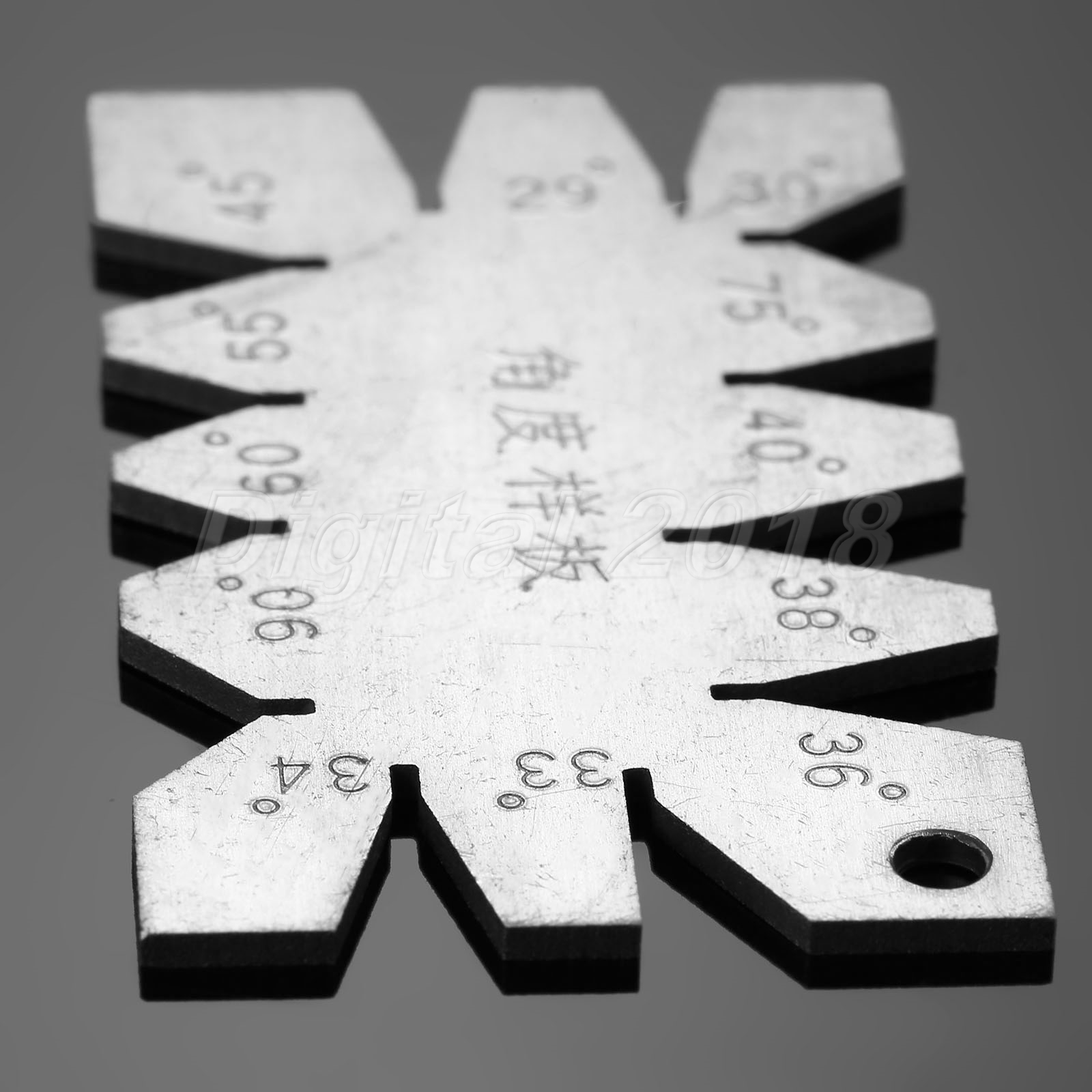 1pc Steel Screw Thread Cutting Angle Gage Gauge Lathes Industrial