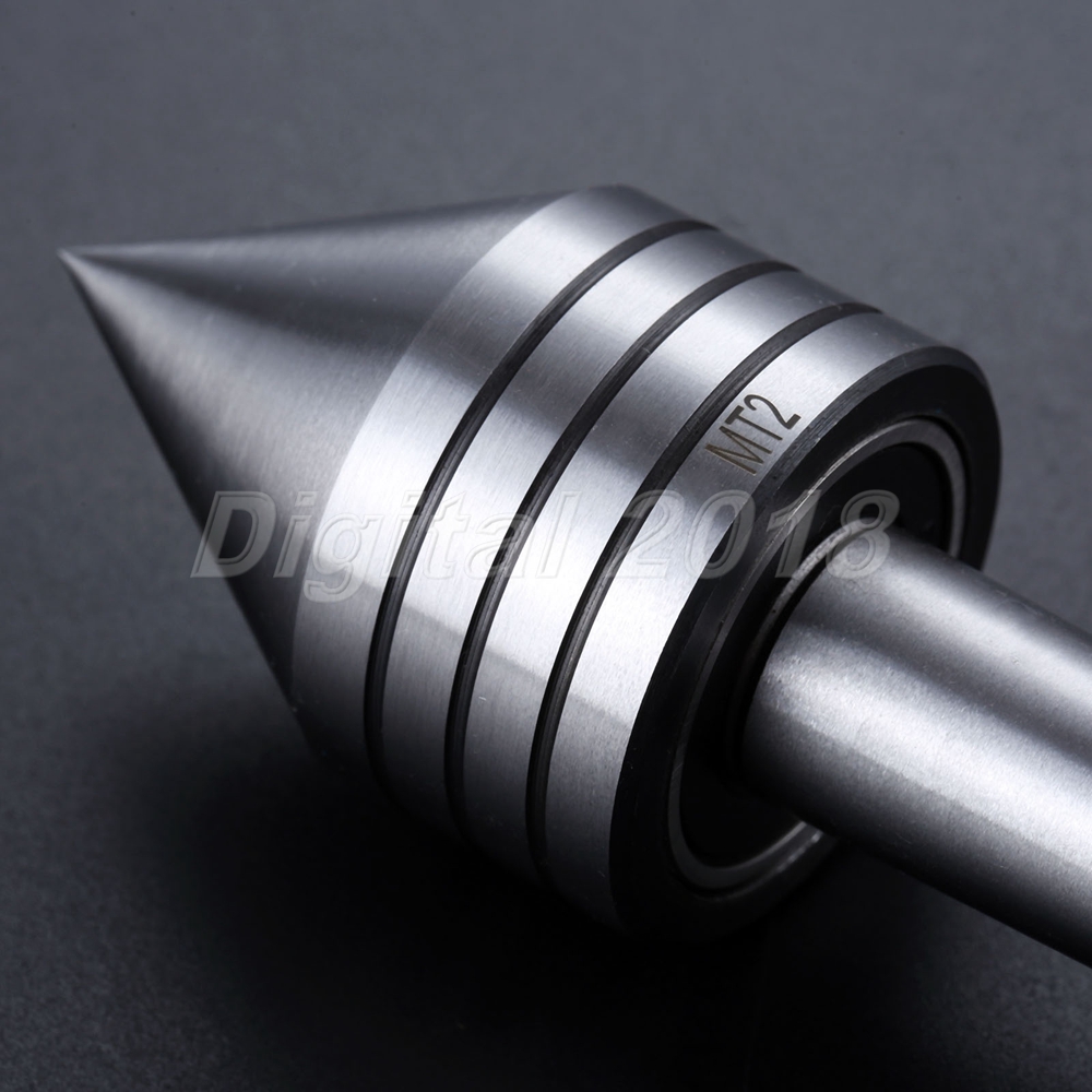 MT2 Rotary Live Lathe Bearing Tailstock Center For Metal Wood CNC