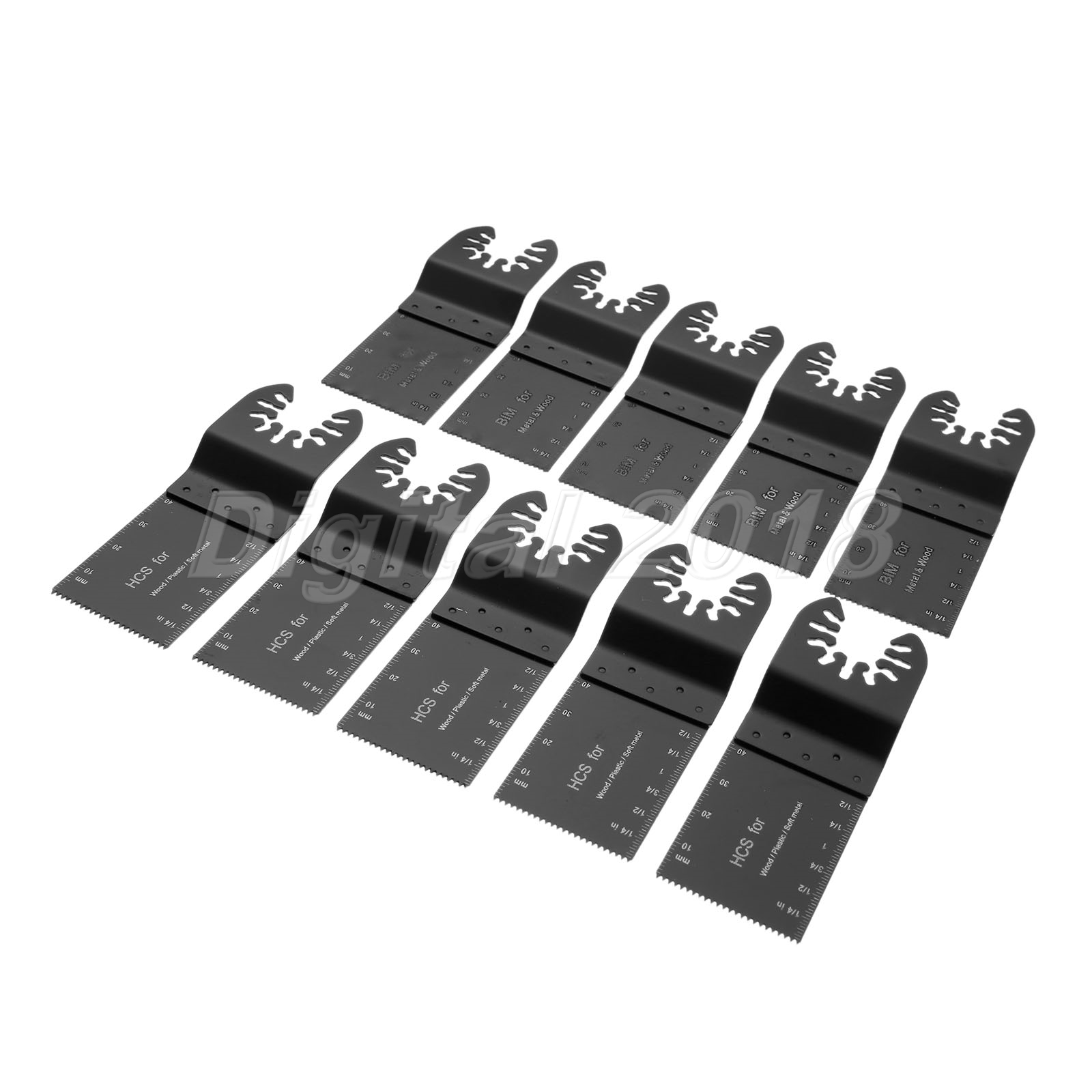 10x Multi Function Cutter Oscillating Tool Saw Blades For Fein Multimaster Bosch