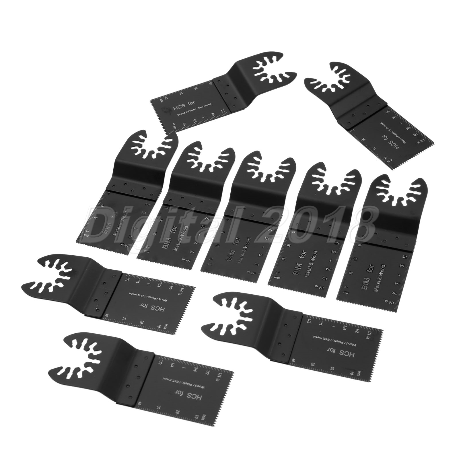 10x Multi Function Cutter Oscillating Tool Saw Blades For Fein Multimaster Bosch