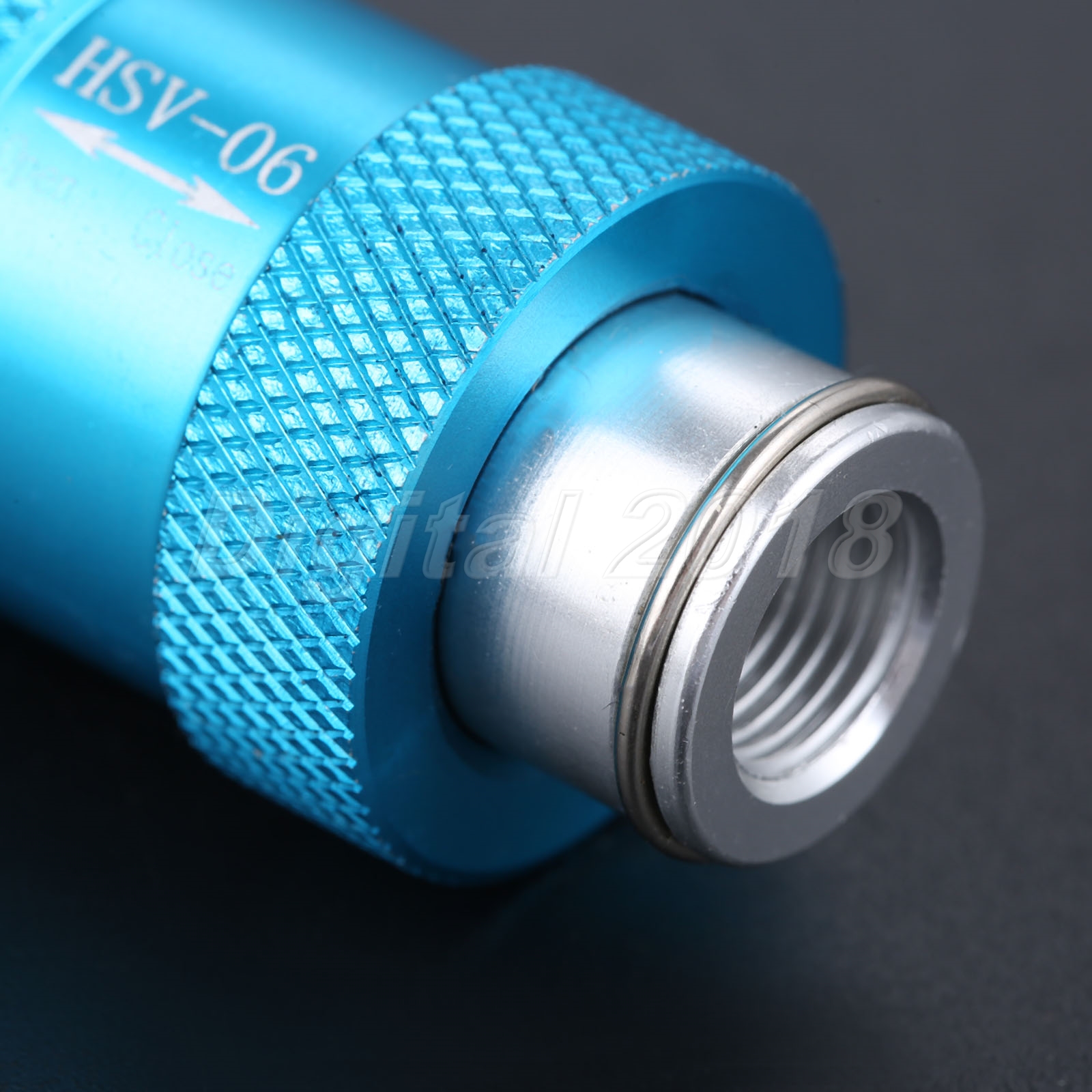 Aluminum 1/8" Thread Piping Exhaust Hand Pneumatic Air Slide Valve HSV