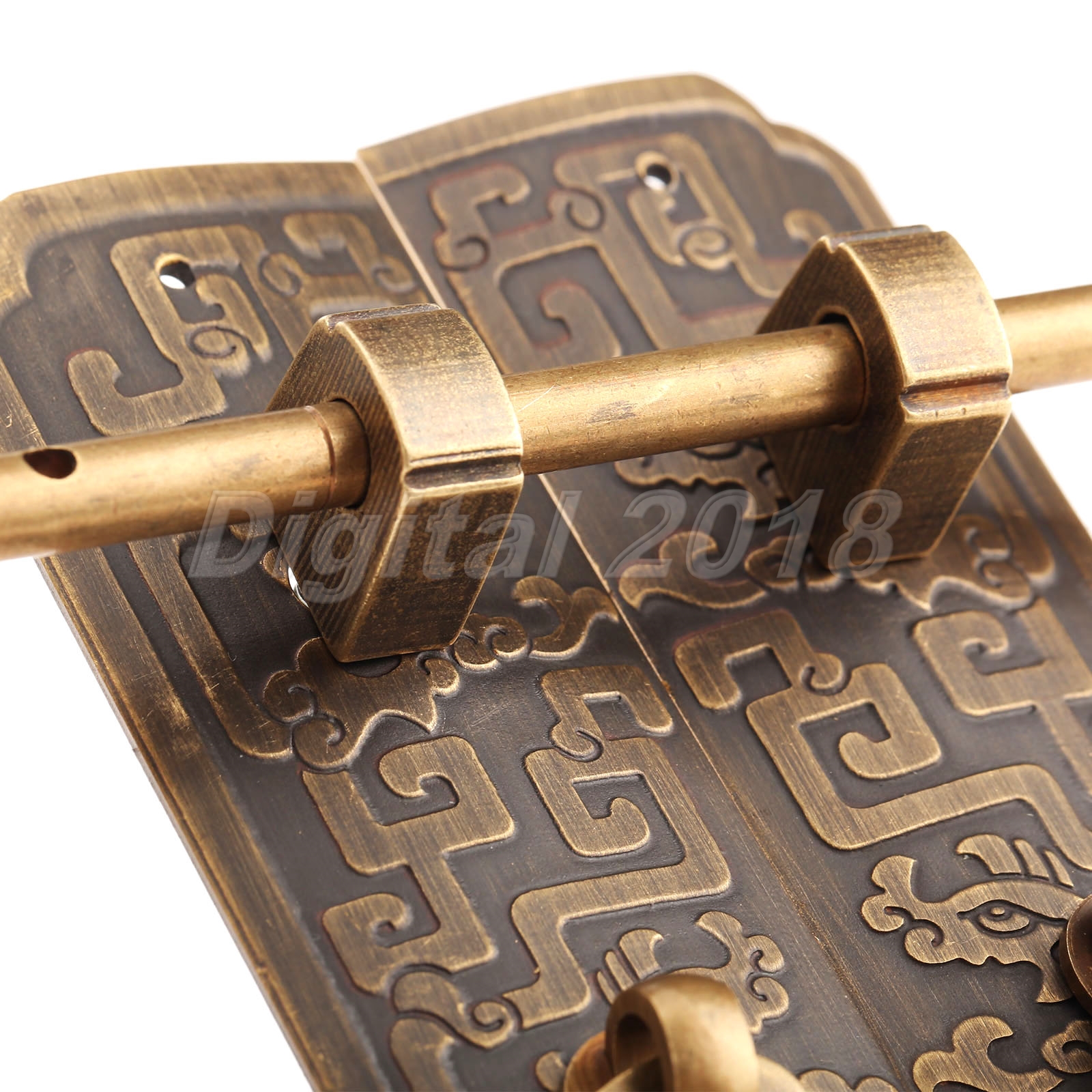 Antique Chinese Classical Lock Latch Door Furniture Hardware
