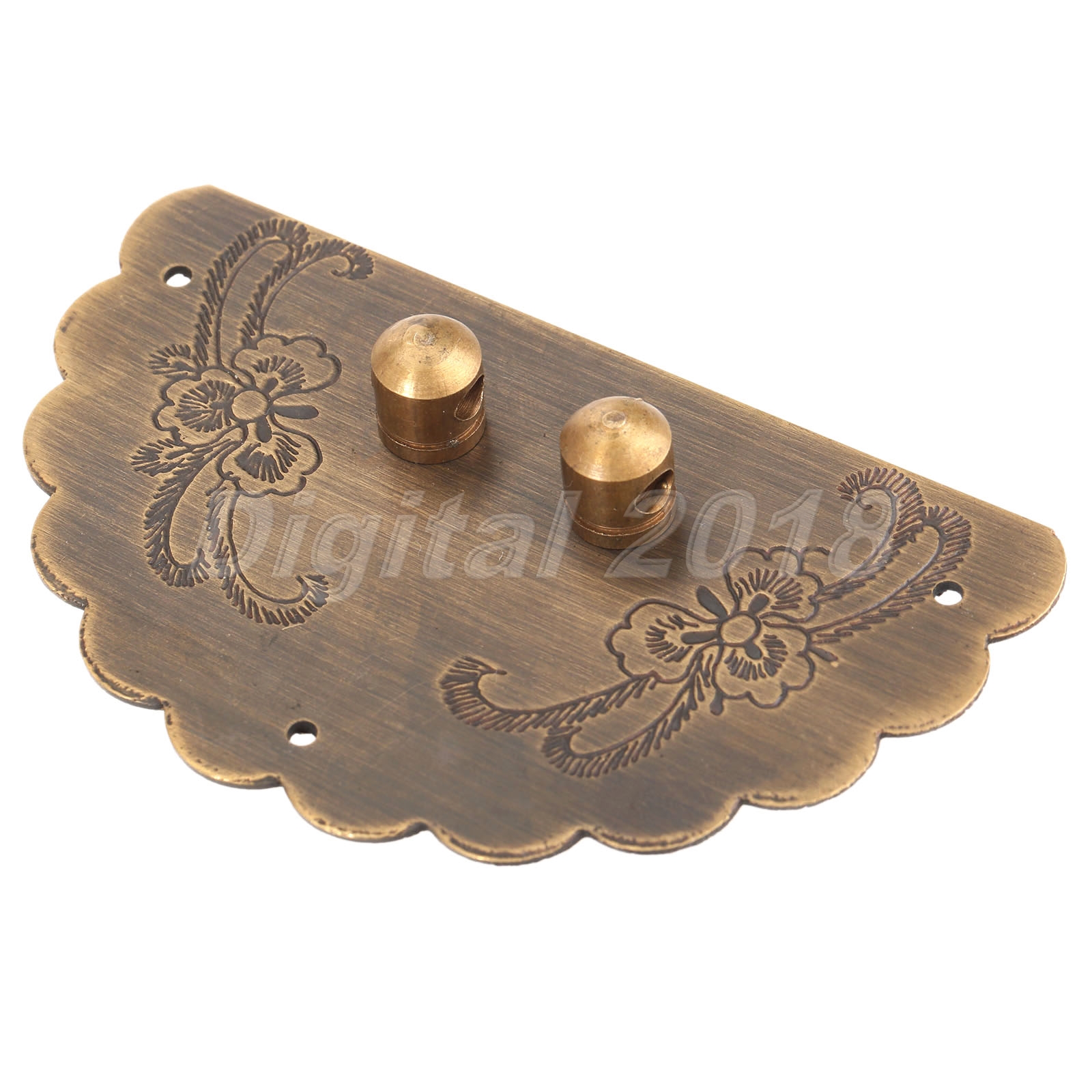 Antique Copper Furniture Hardware Trunk Handle Box Latch for Chest