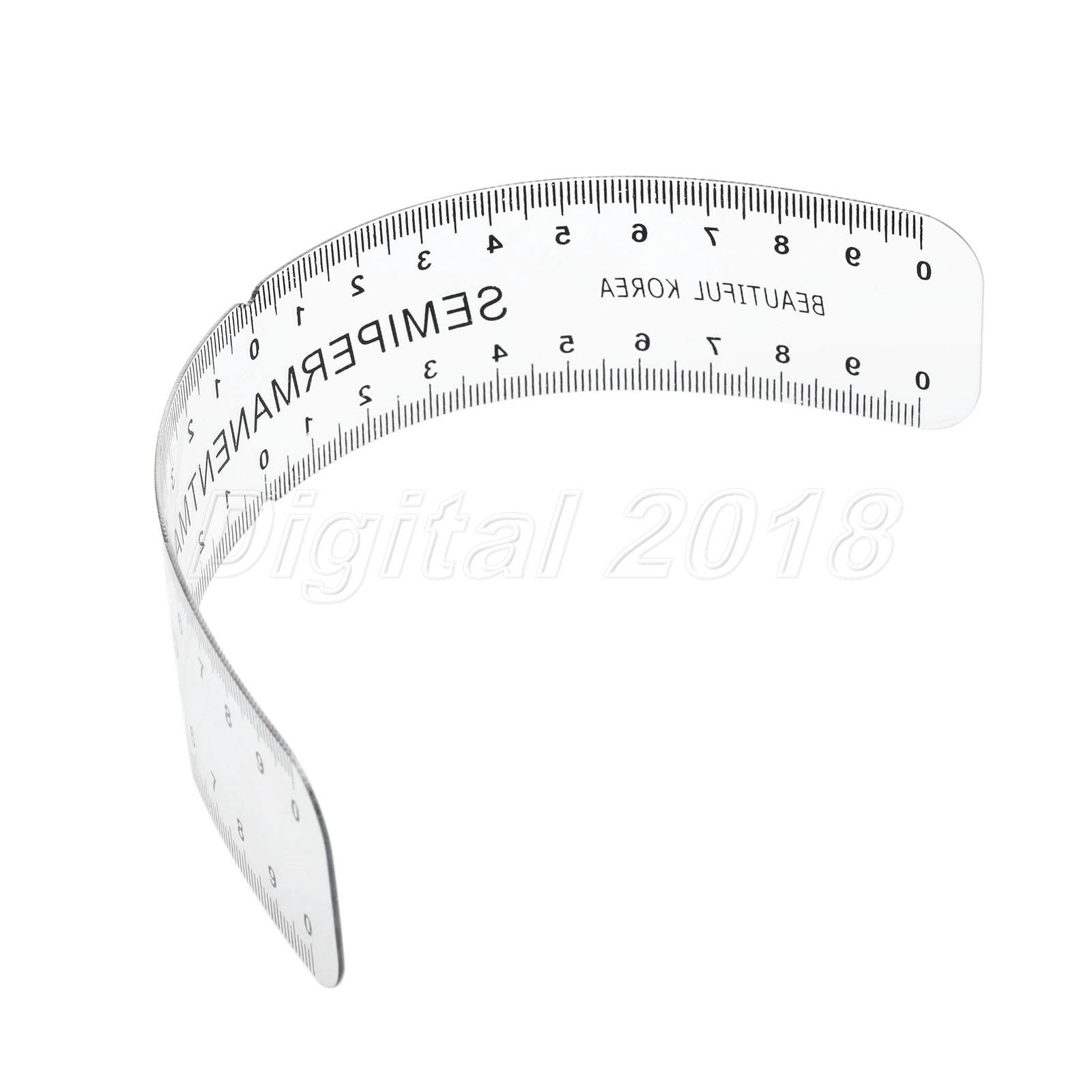reusable eyebrow grooming stencil shaping tatoo ruler