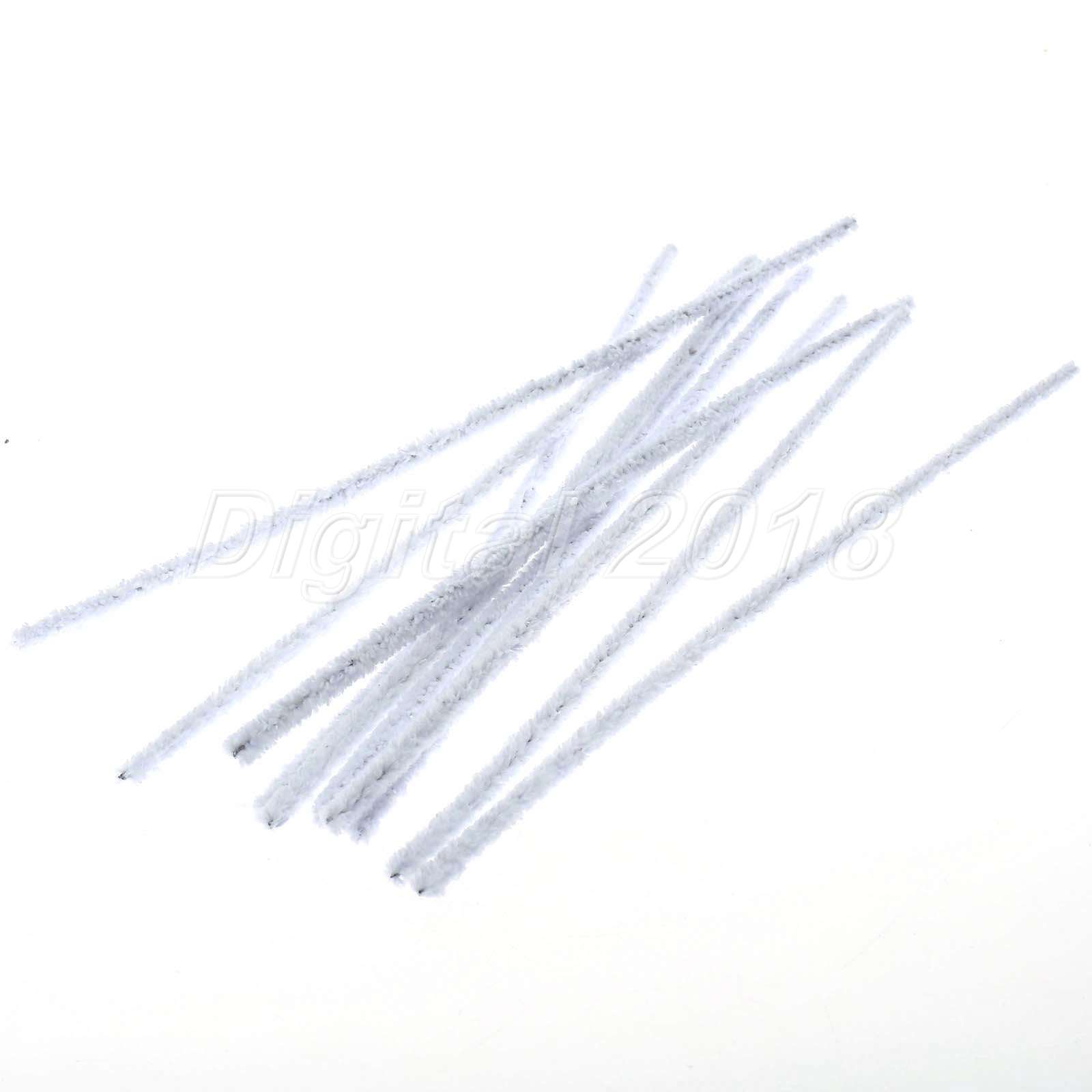 50pcs One Set White Smoking Tobacco Pipe Cotton Cleaning Rod Tool Stick