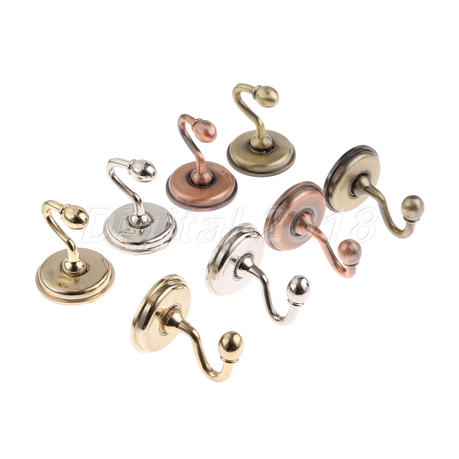 Curtain Window Drapery Tieback Hook with 4 Screws Home Room Decor w