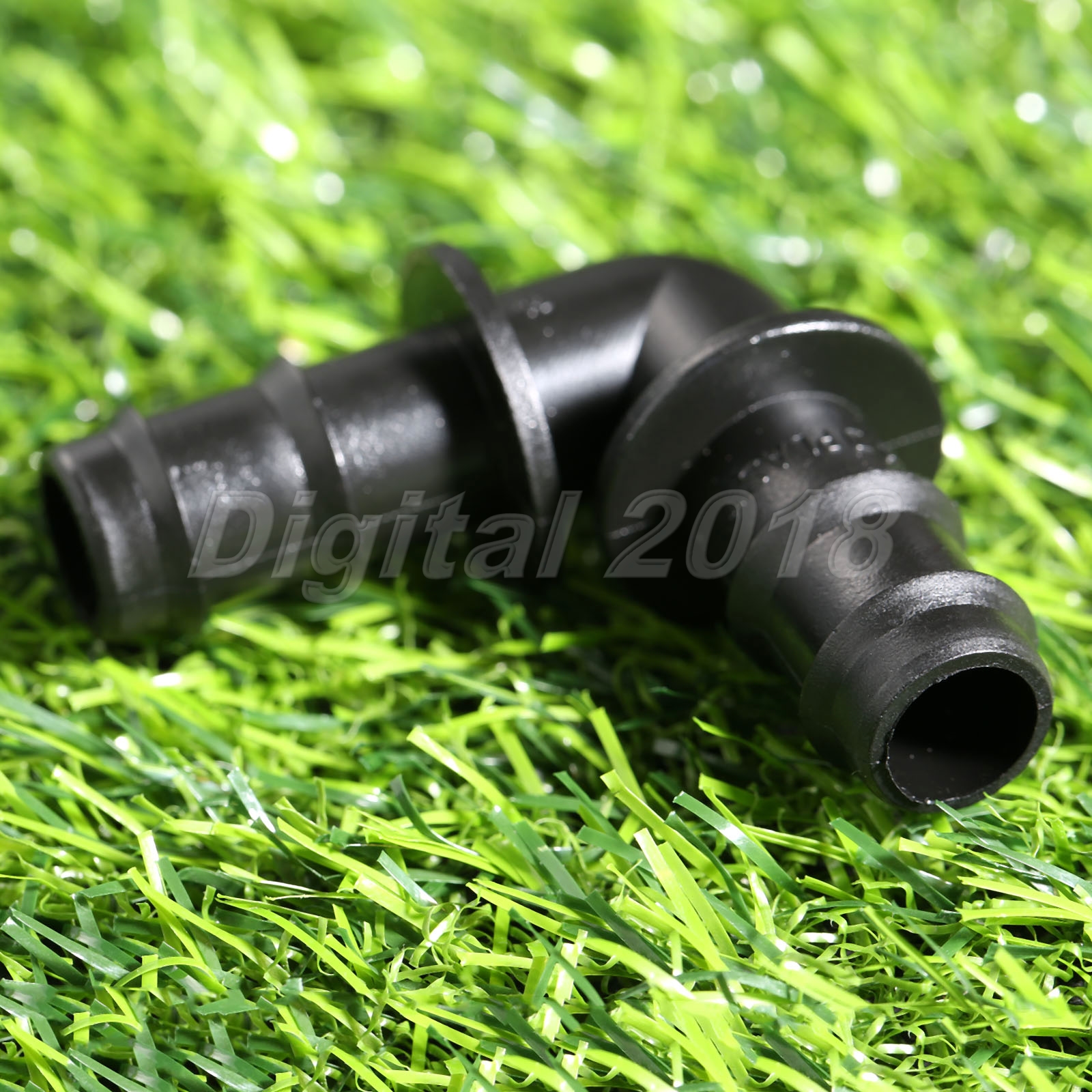 12mm Garden Irrigation Connector 90 Degree Elbow Angle Bend Pipe Fittings 100X 
