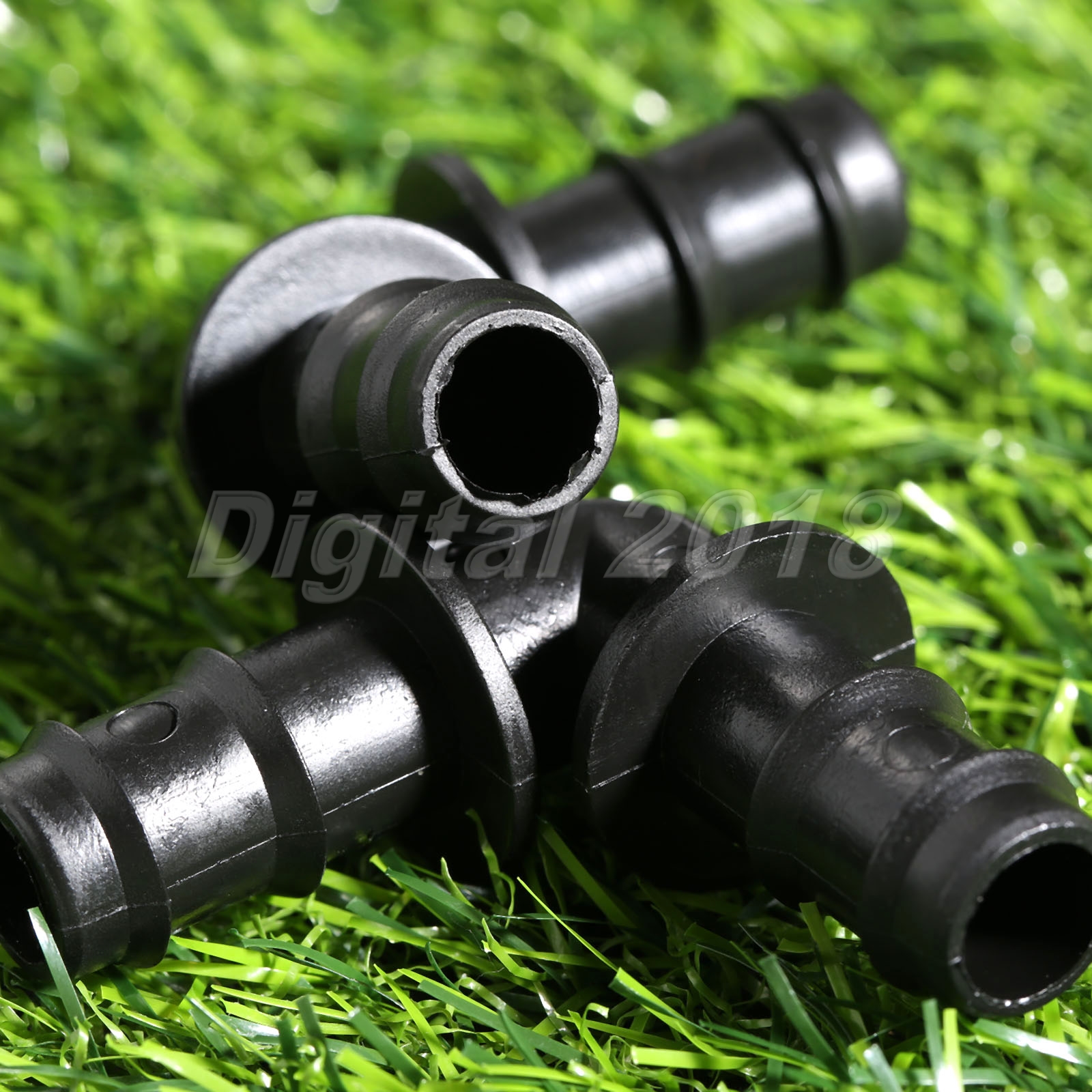 20 x Garden Irrigation Connectors 90 Degree Angle Elbow Bend Pipe