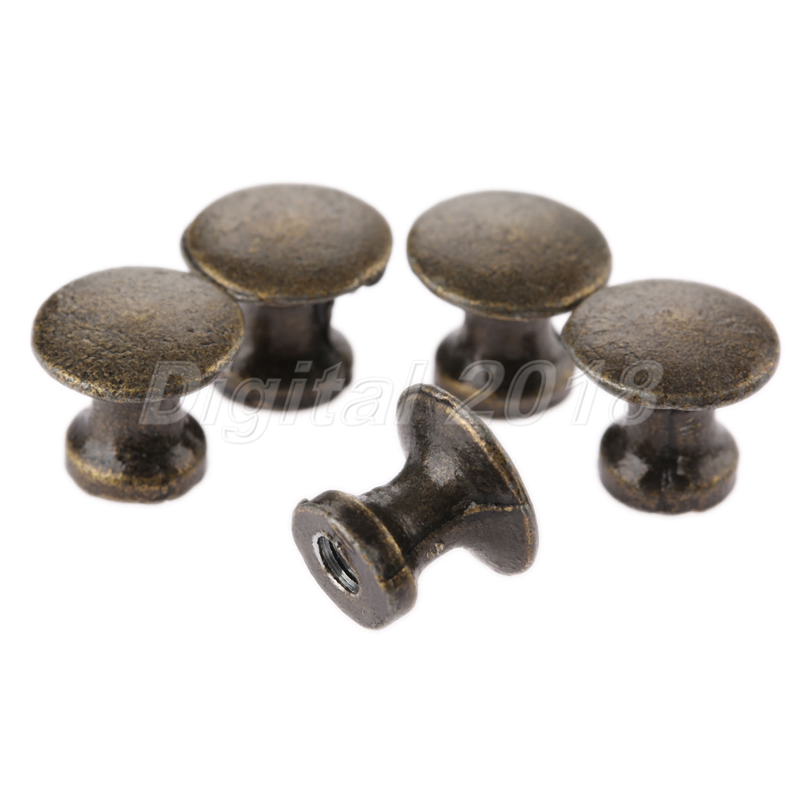 5PCS Vintage Small Wooden Box Handles 12*11mm Mini Jewelry Box Knobs
