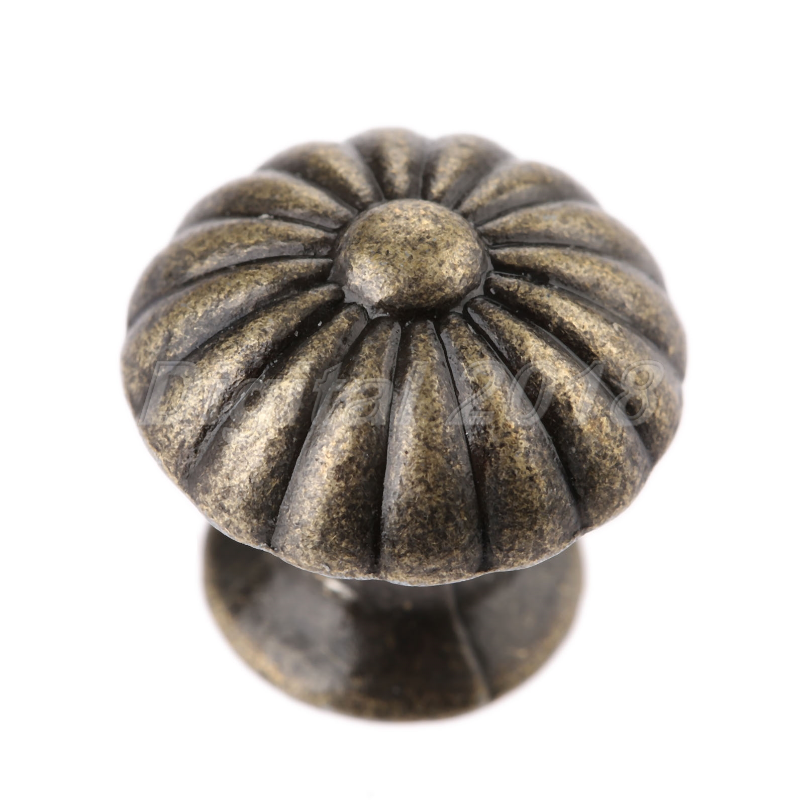 2 X Antique Drawer Knobs Vintage Mini Jewelry Box Chest Case Round Pull