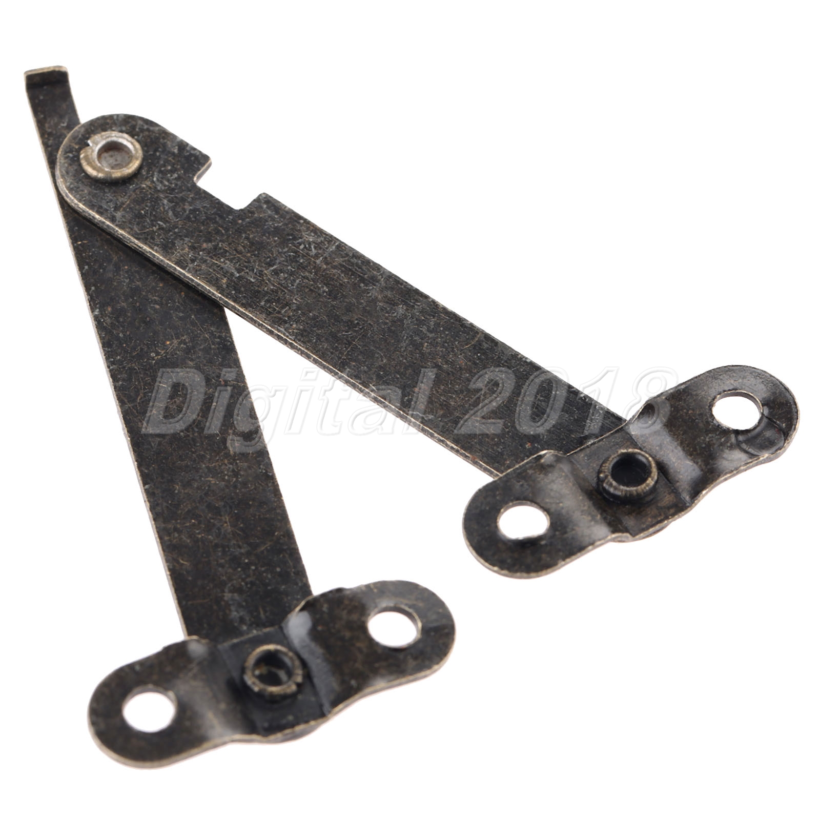 270° Rotation 61*11mm Wooden Box Case Lid Support Hinges Antique Bronze