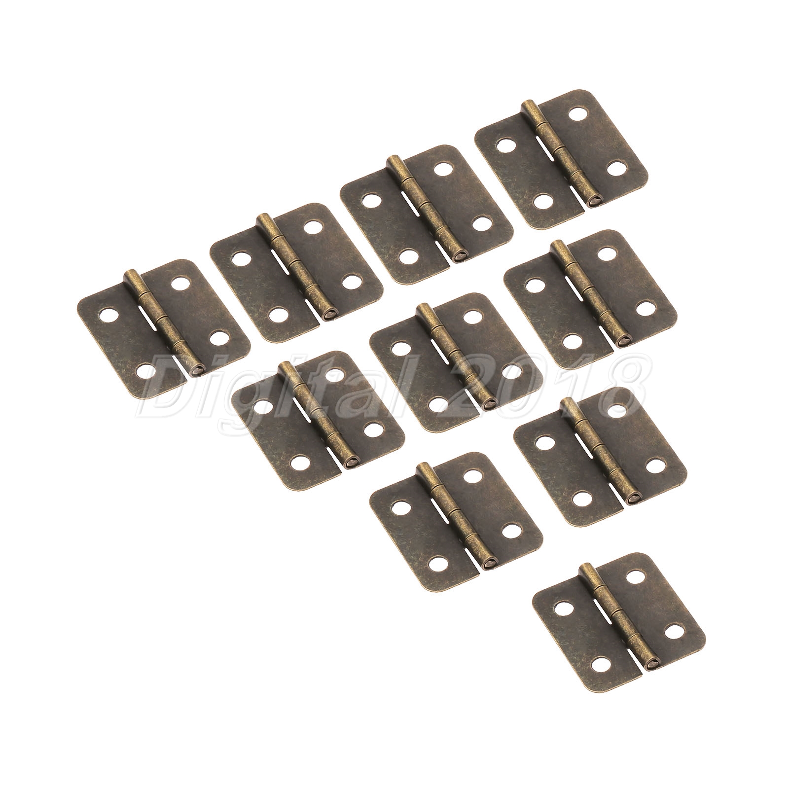 Vintage Jewelry Box Door Hinges Furniture Cabinet Drawer Dollhouse Decorative