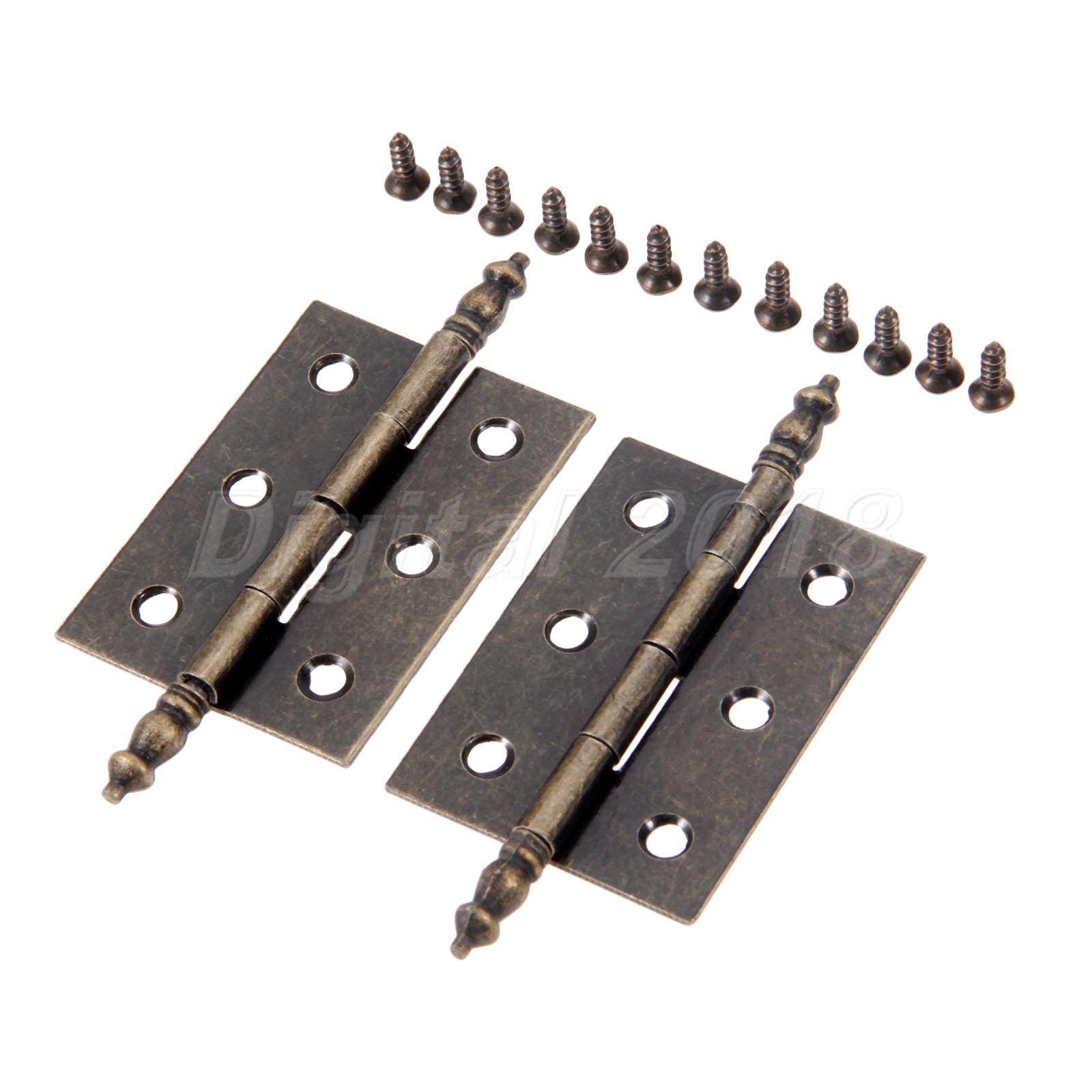 2 x Hinges Antique Crown Head Jewelry Box Decorative Furniture Hardware 701705720698 eBay