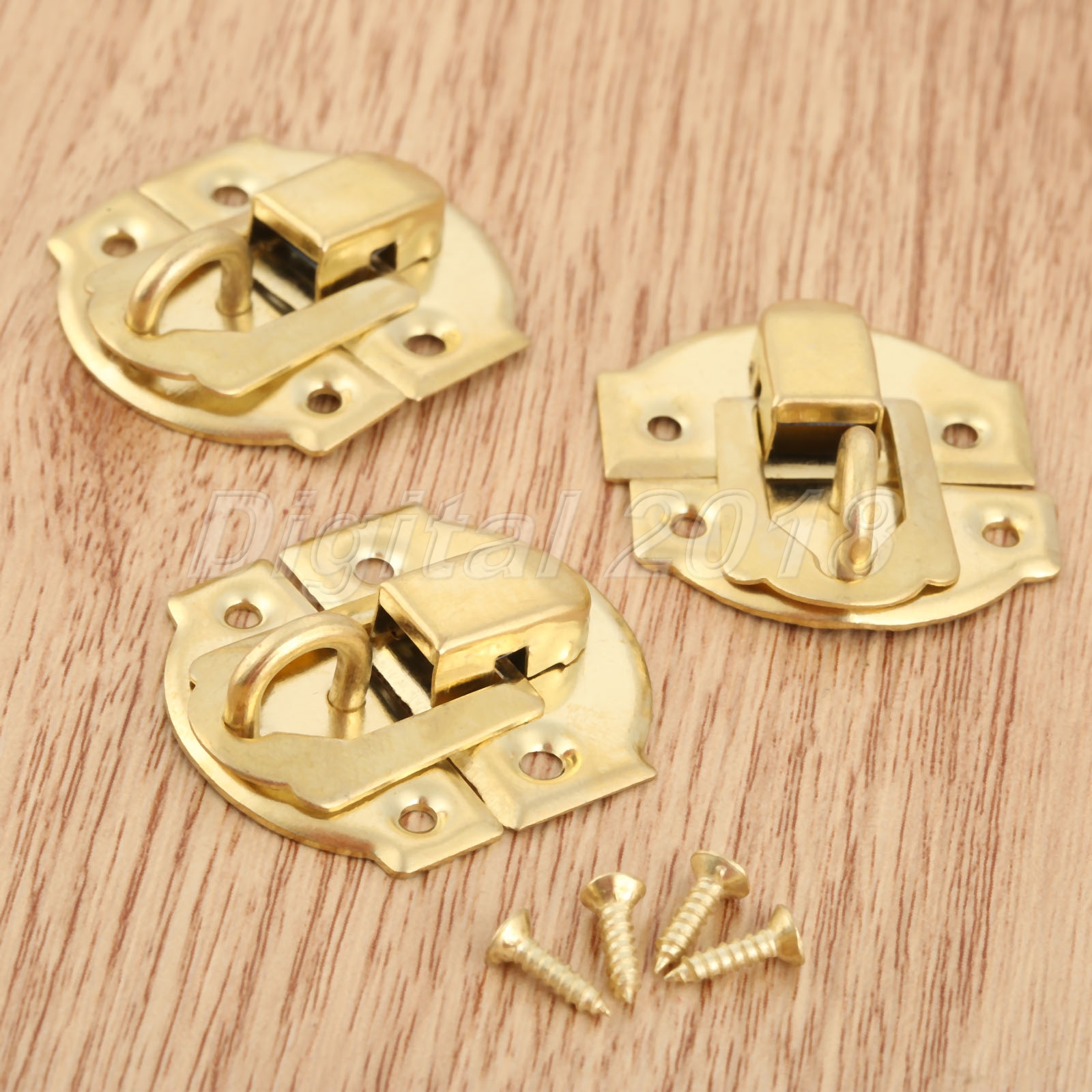10pcs Retro Jewelry Box Lock Latch Clasp Vintage Furniture Suitcase