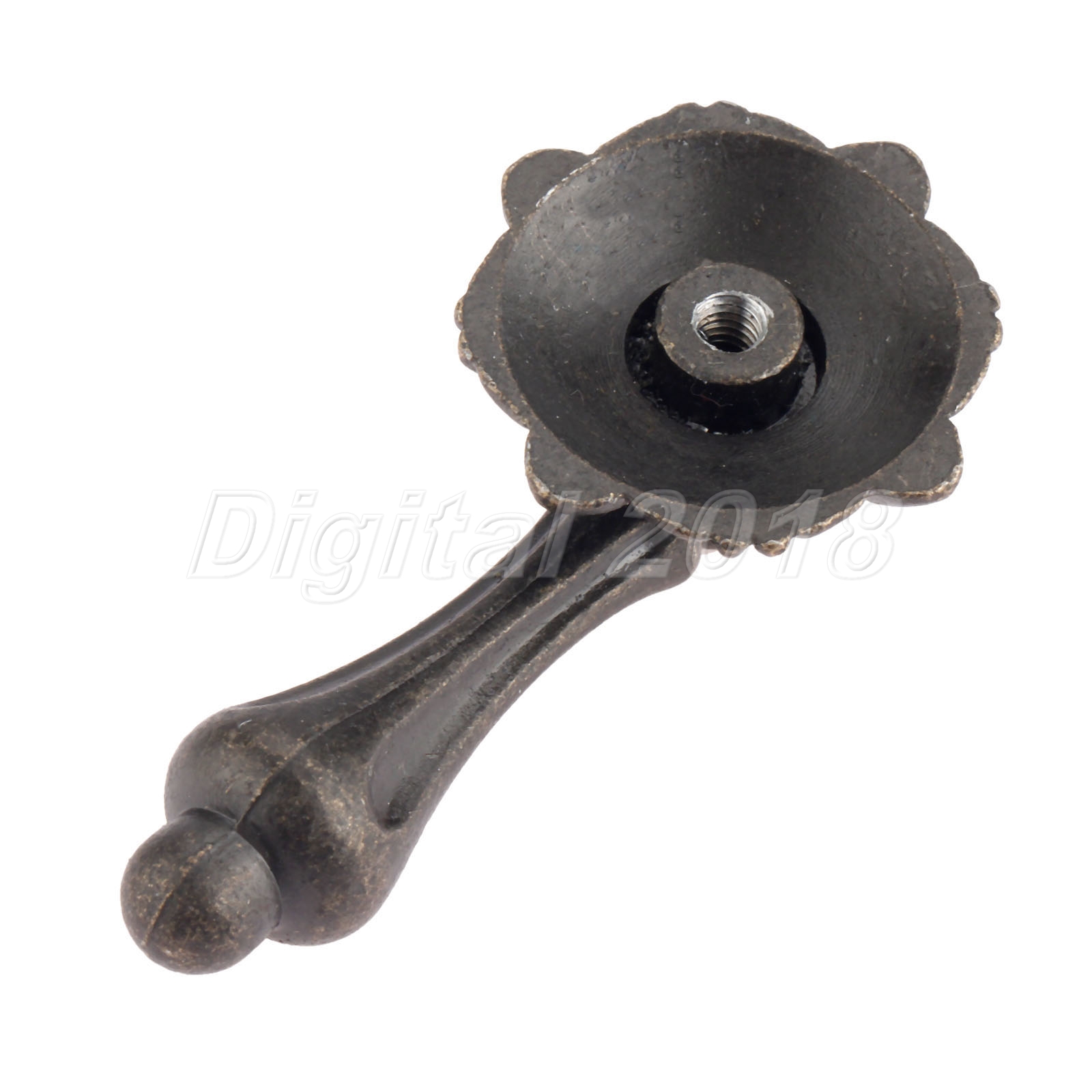 thumbnail image 2 of Retro Antique Bronze Drop Handle – Zinc Alloy – Cupboard Drawer Wardrobe Pull – 60x30mm 2 of 3