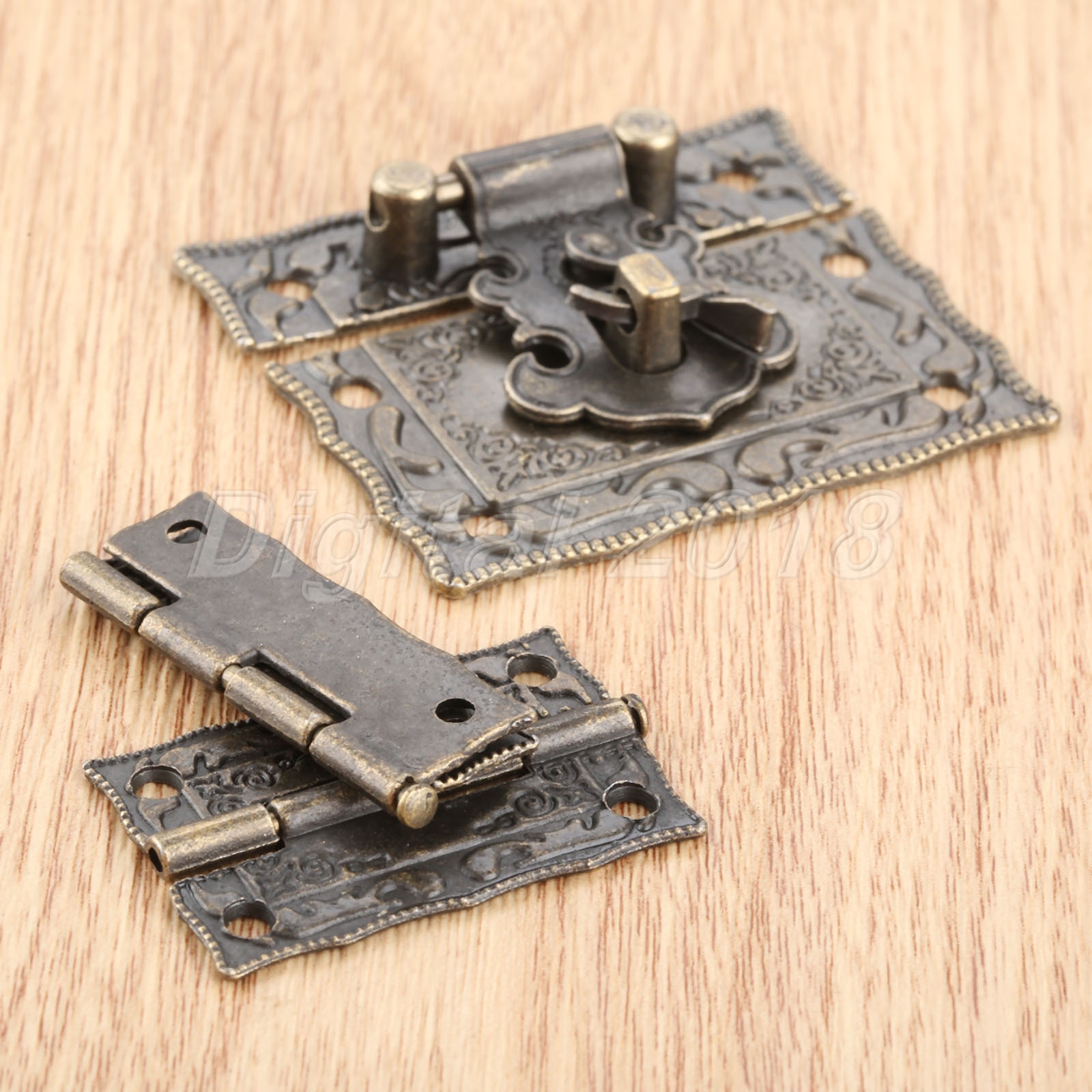 Furniture Suitcase Jewelry Box Lock Latch Clasp 51*43mm with 2pcs