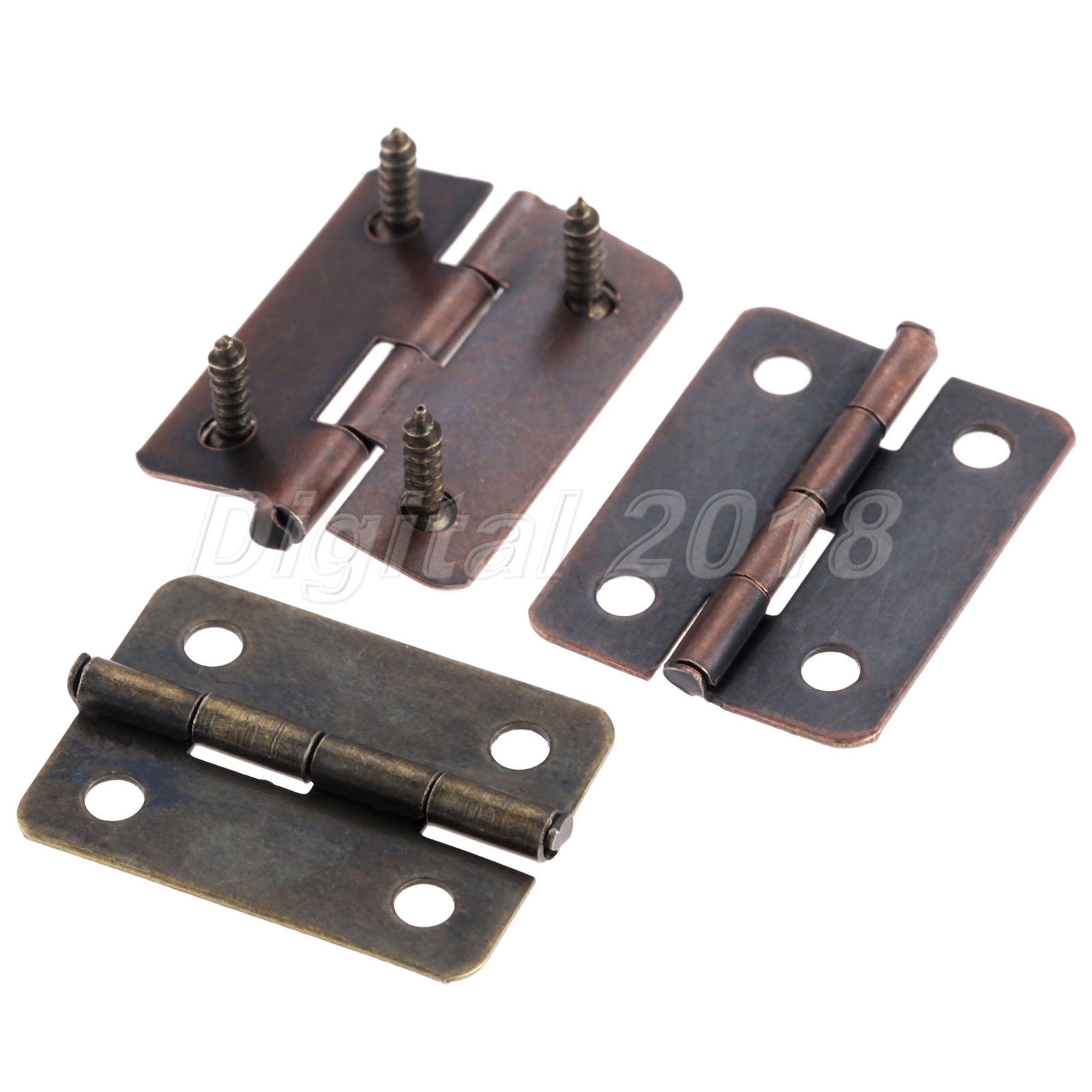 10pcs Antique Box Door Hinges European Hinge Furniture Hardware