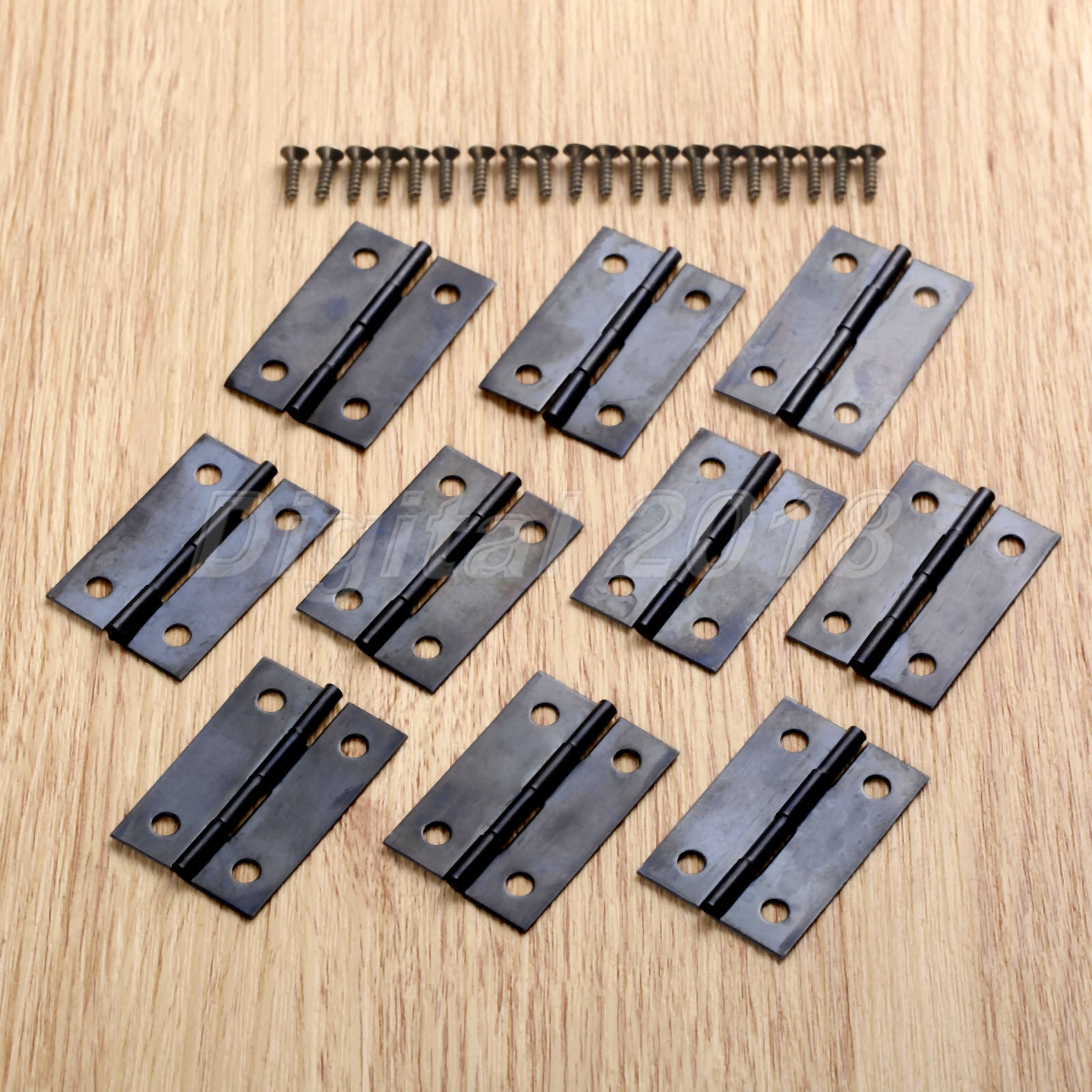 10pcs European Jewelry Box Chest Hinges Retro Music Wooden Case Hinge