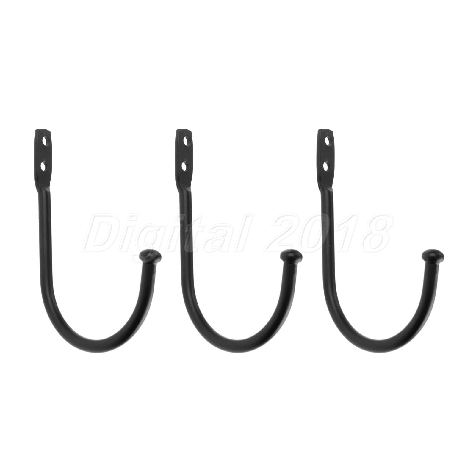 Retro Wall Hooks Handbag Bag Hanger Coat Hook Hanger Furniture Hardware Black | eBay
