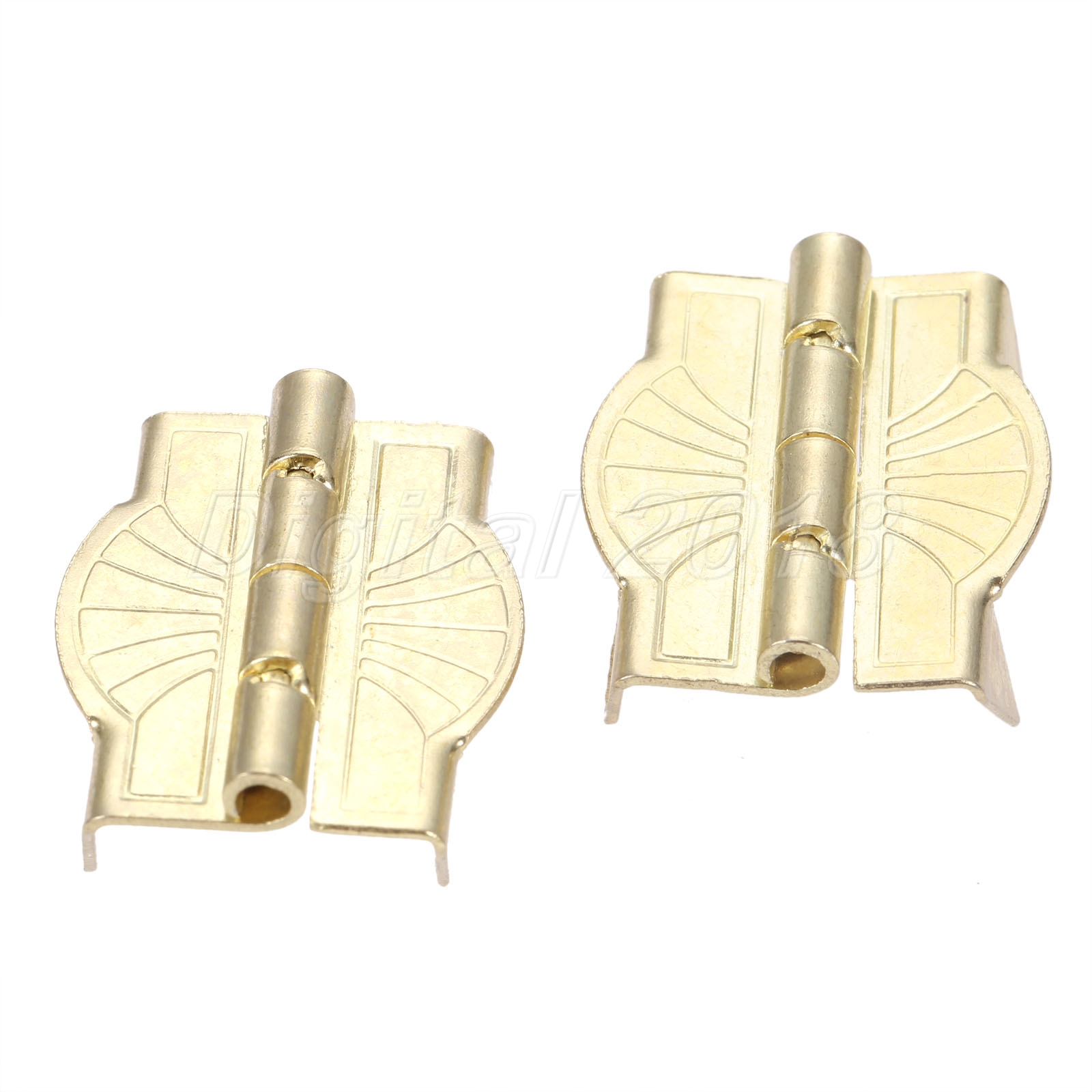 22mm*19mm Decorative Hinges Vintage Gold Door Luggage Jewelry