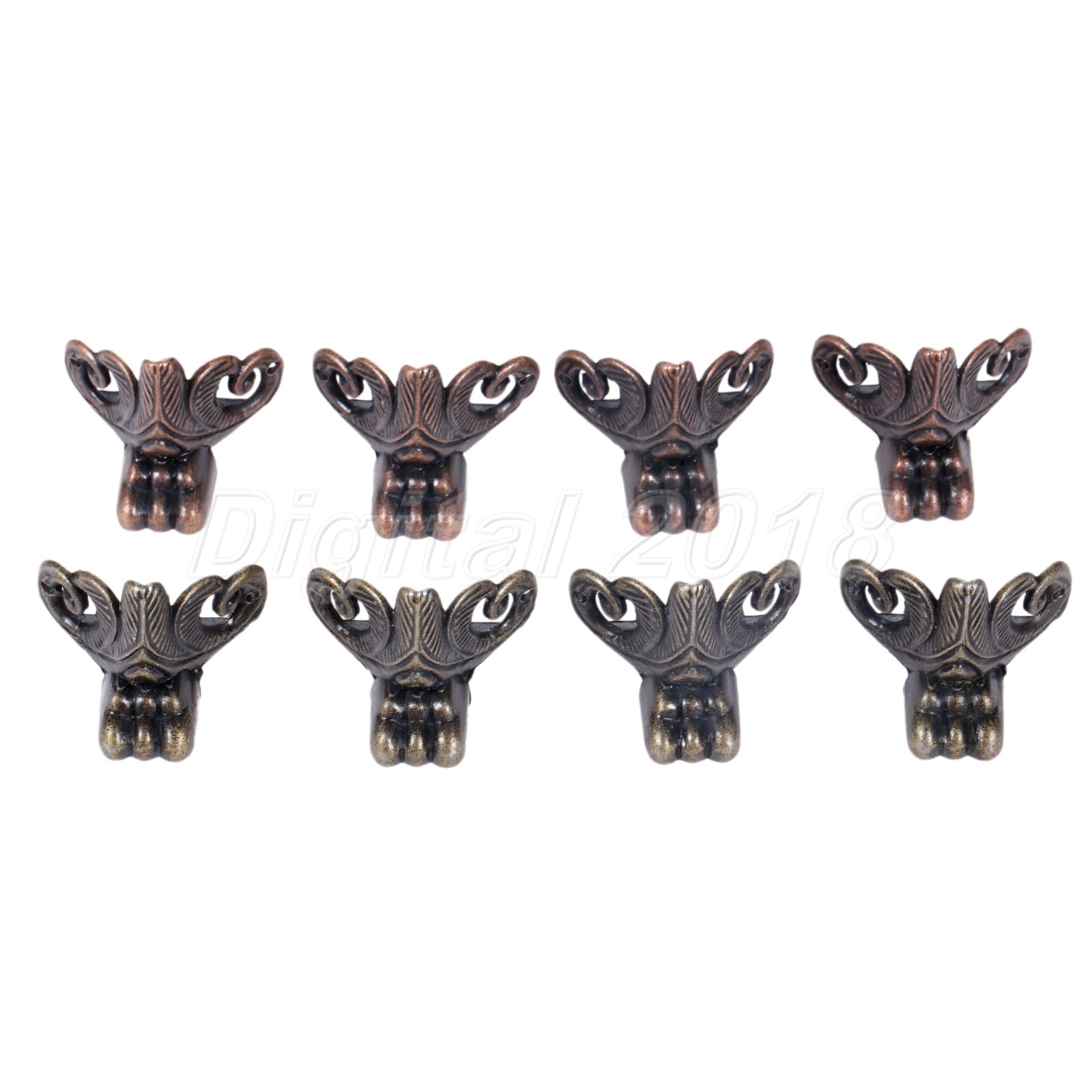 4pcs Animal Foot Jewelry Chest Music Box Feet Leg Corner Protector Decorative