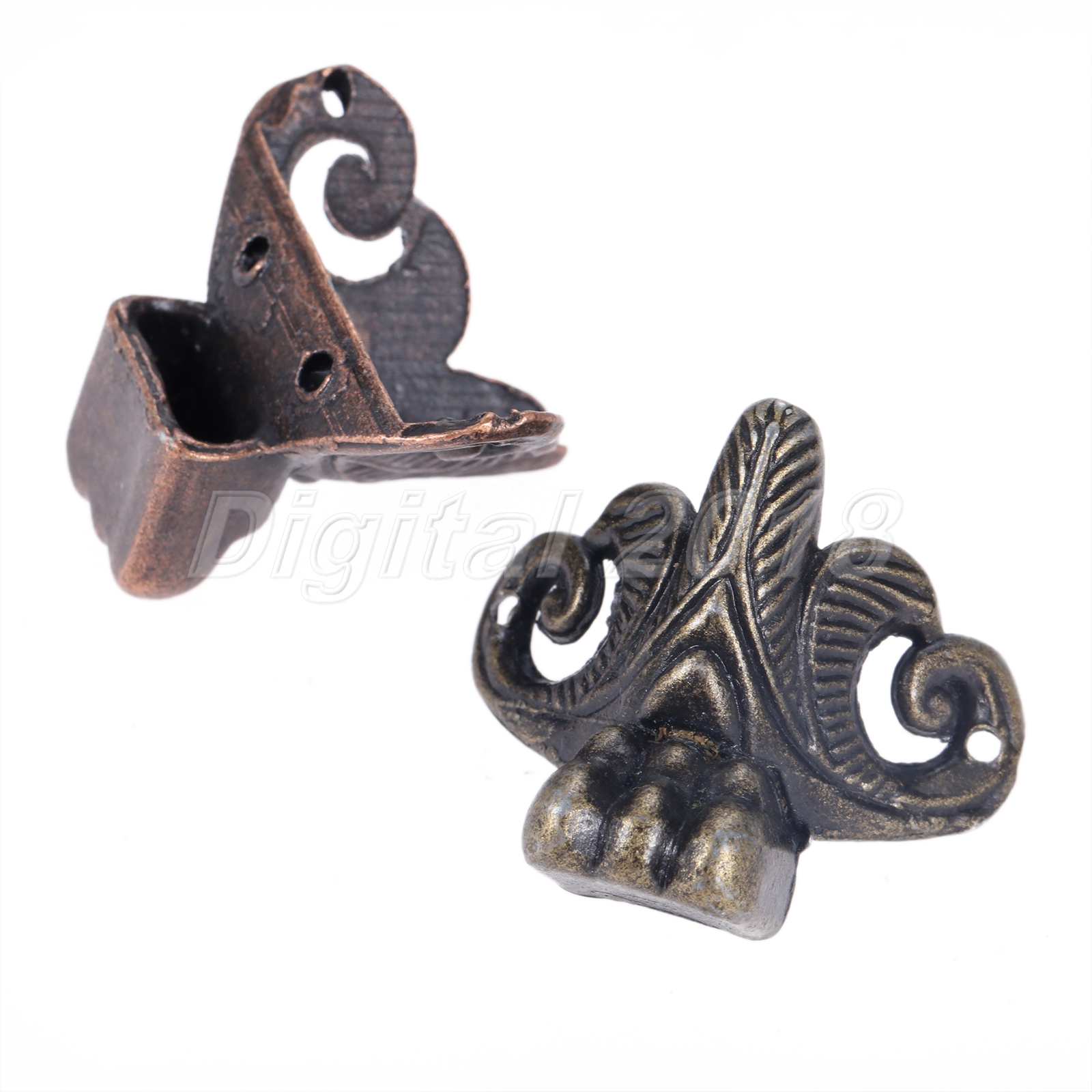 4pcs Animal Foot Jewelry Chest Music Box Feet Leg Corner Protector Decorative