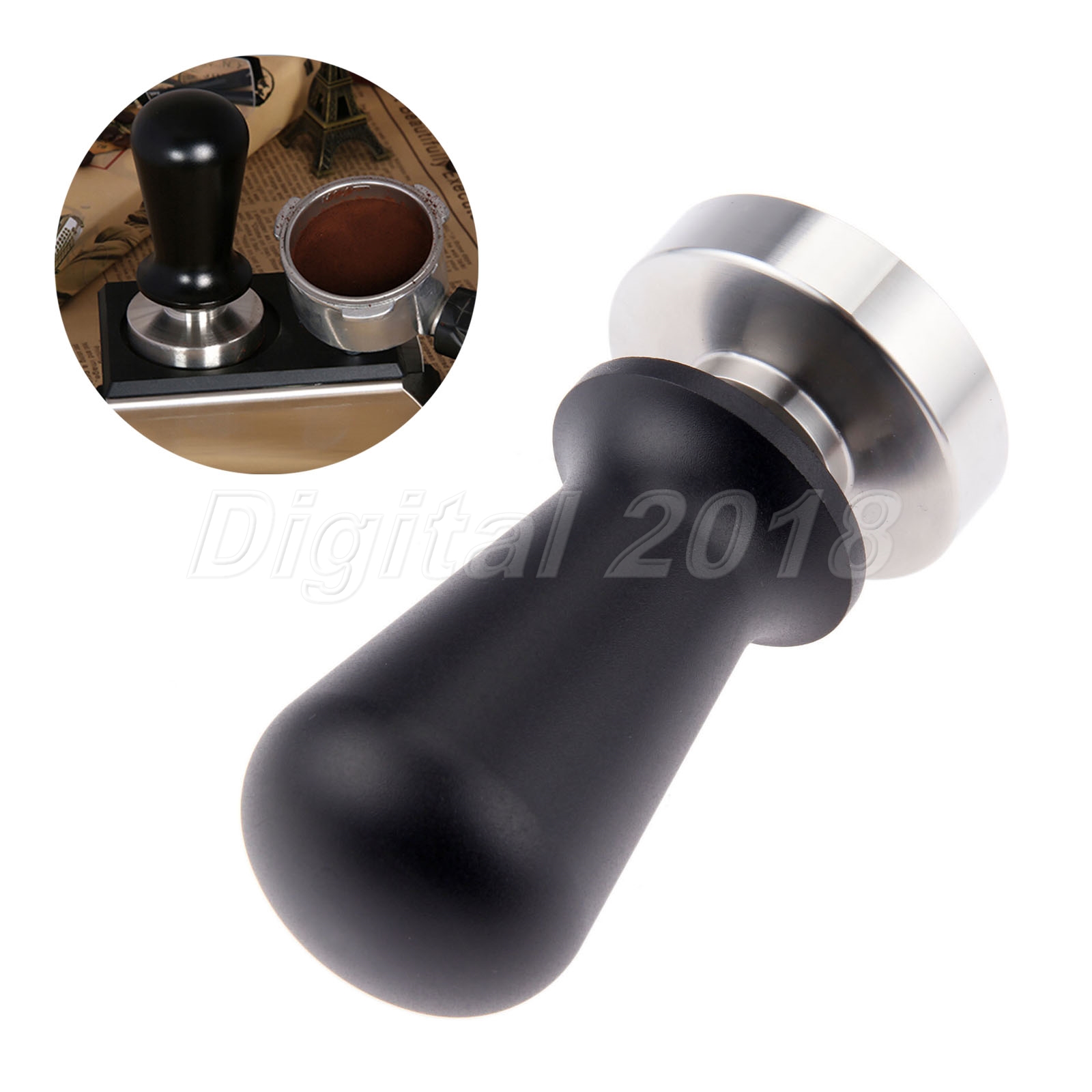 51mm Coffee Tamper Stainless Steel Manual Smart Hand Tamper Pressure