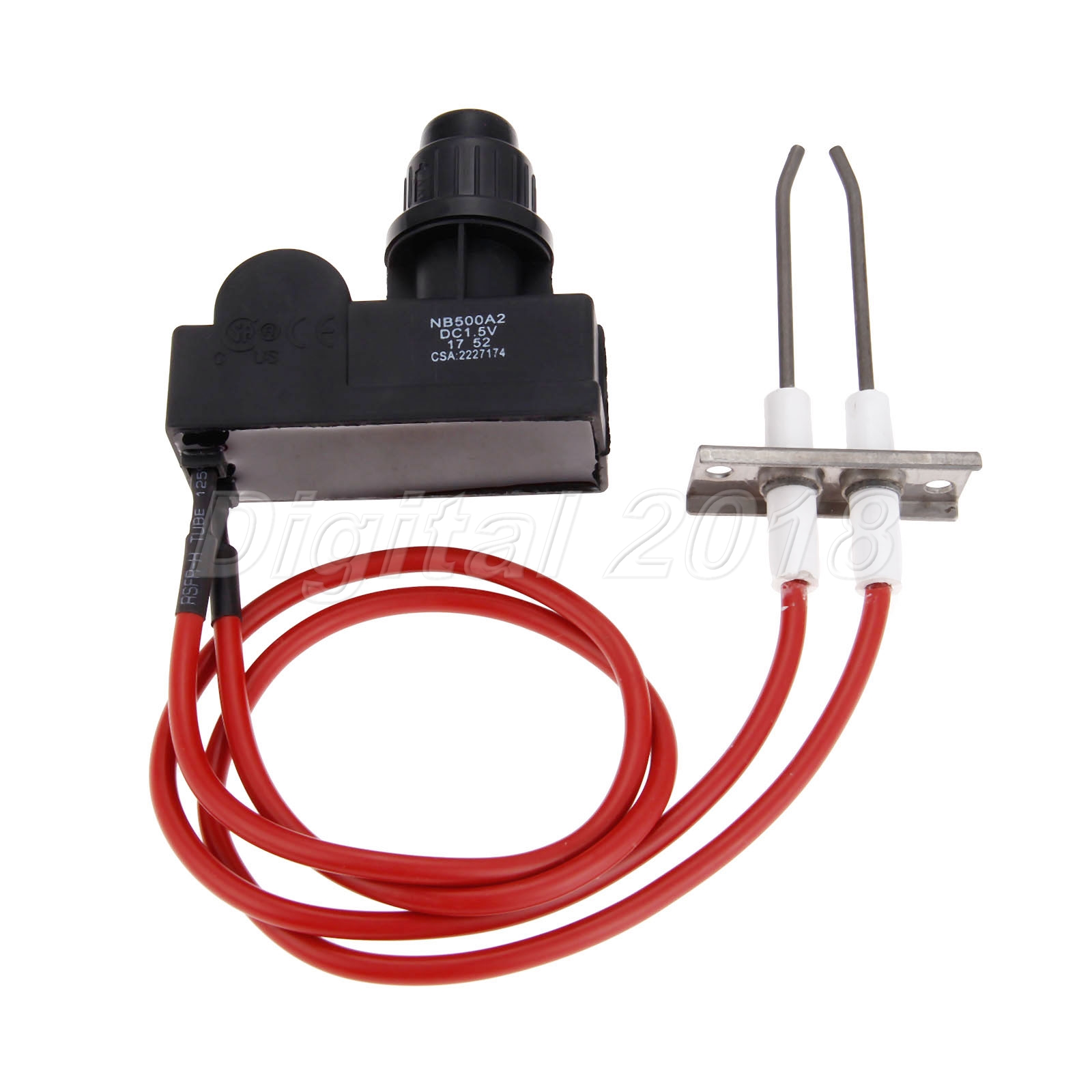 Ignition Kit Electronic igniter with high Spark Plug Wire Gas Grill