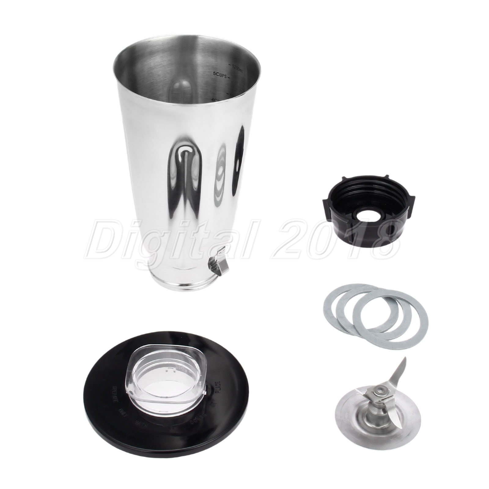 Kitchen Blender 5 Cup Stainless Steel Jar Blade Lid Set For Oster Blenders Parts eBay