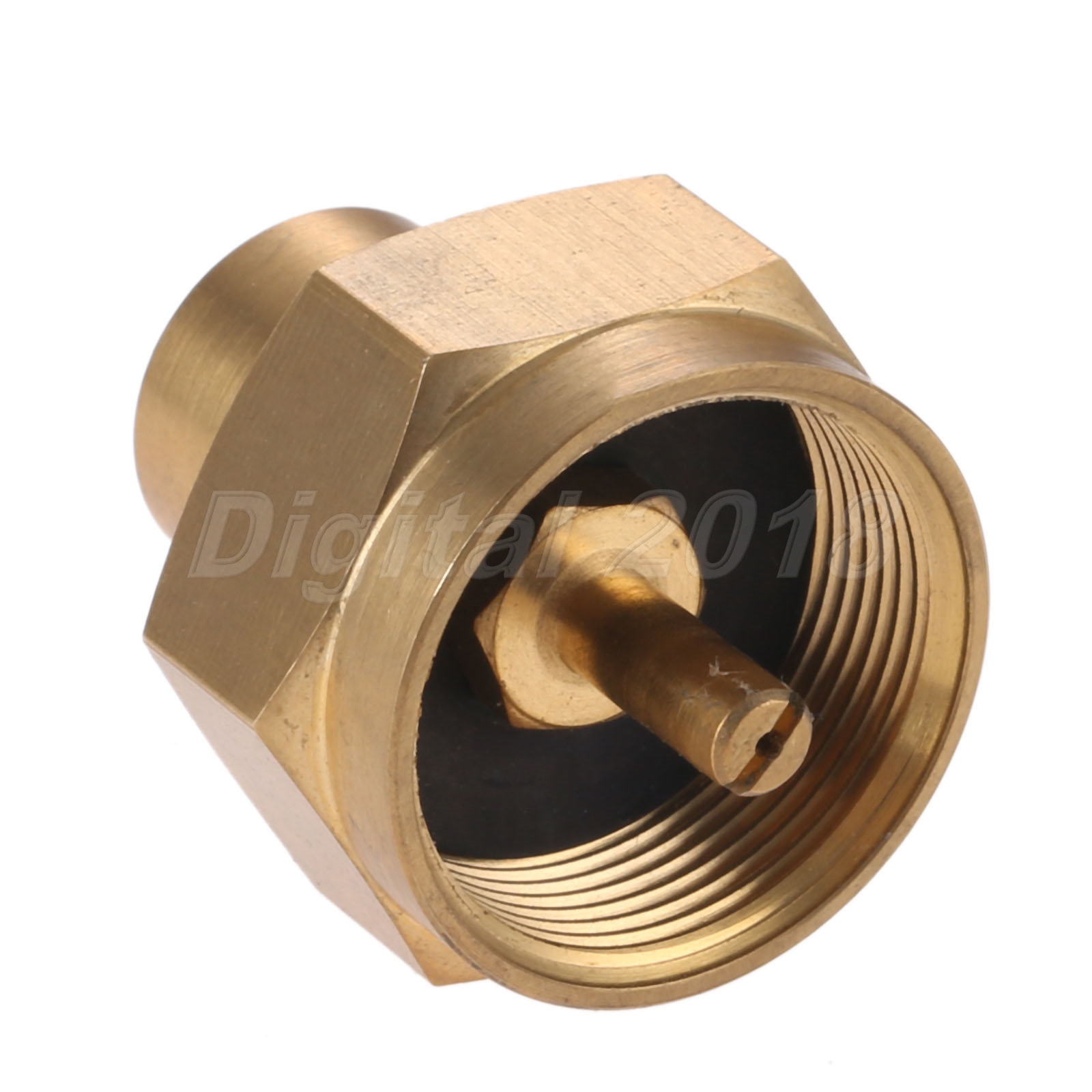 1LB Brass Propane Gas Bottle Refill Adapter Connector 1/4" NPT Female