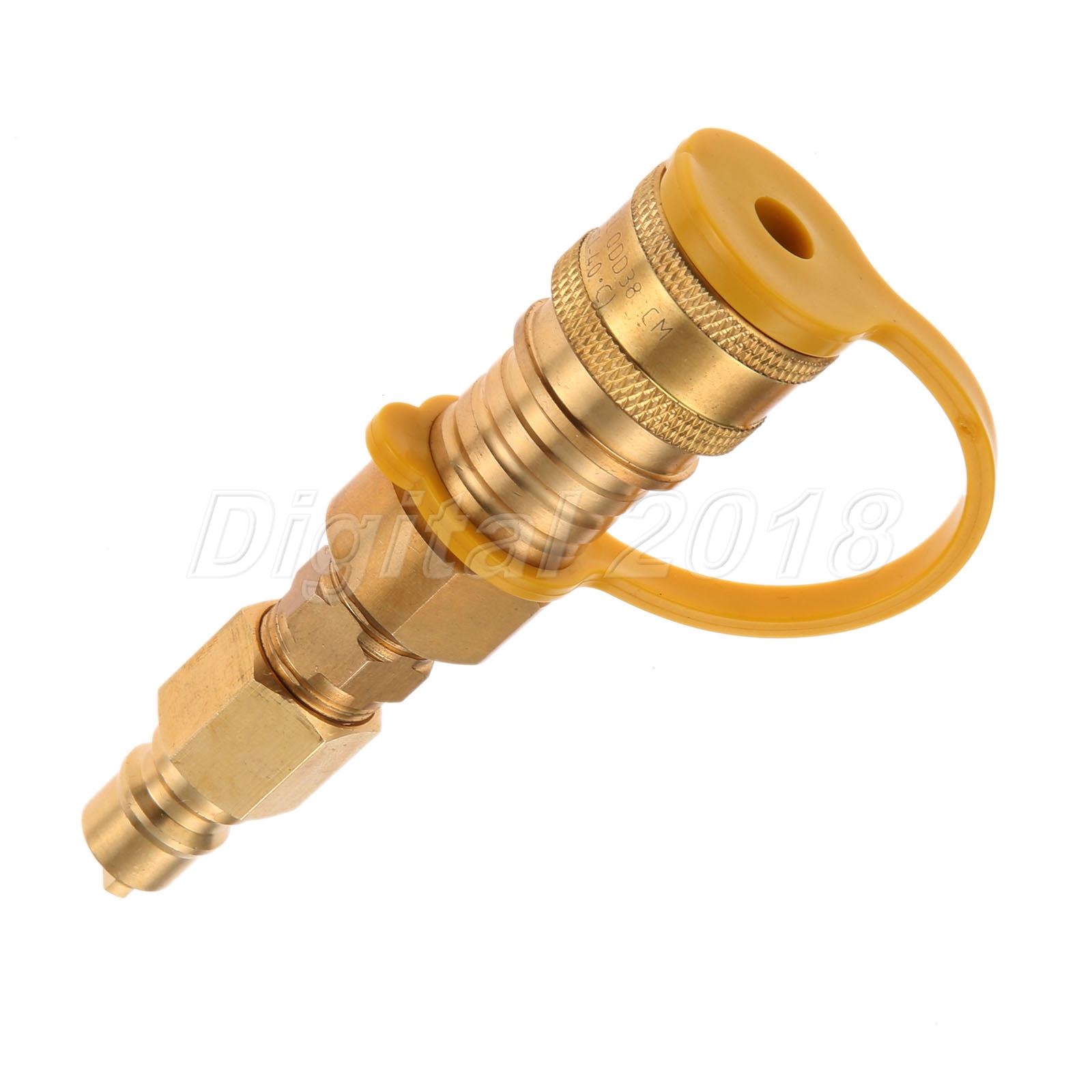 3/8" Natural Gas Quick Connector Brass Propane Adapter for 1LB Gas