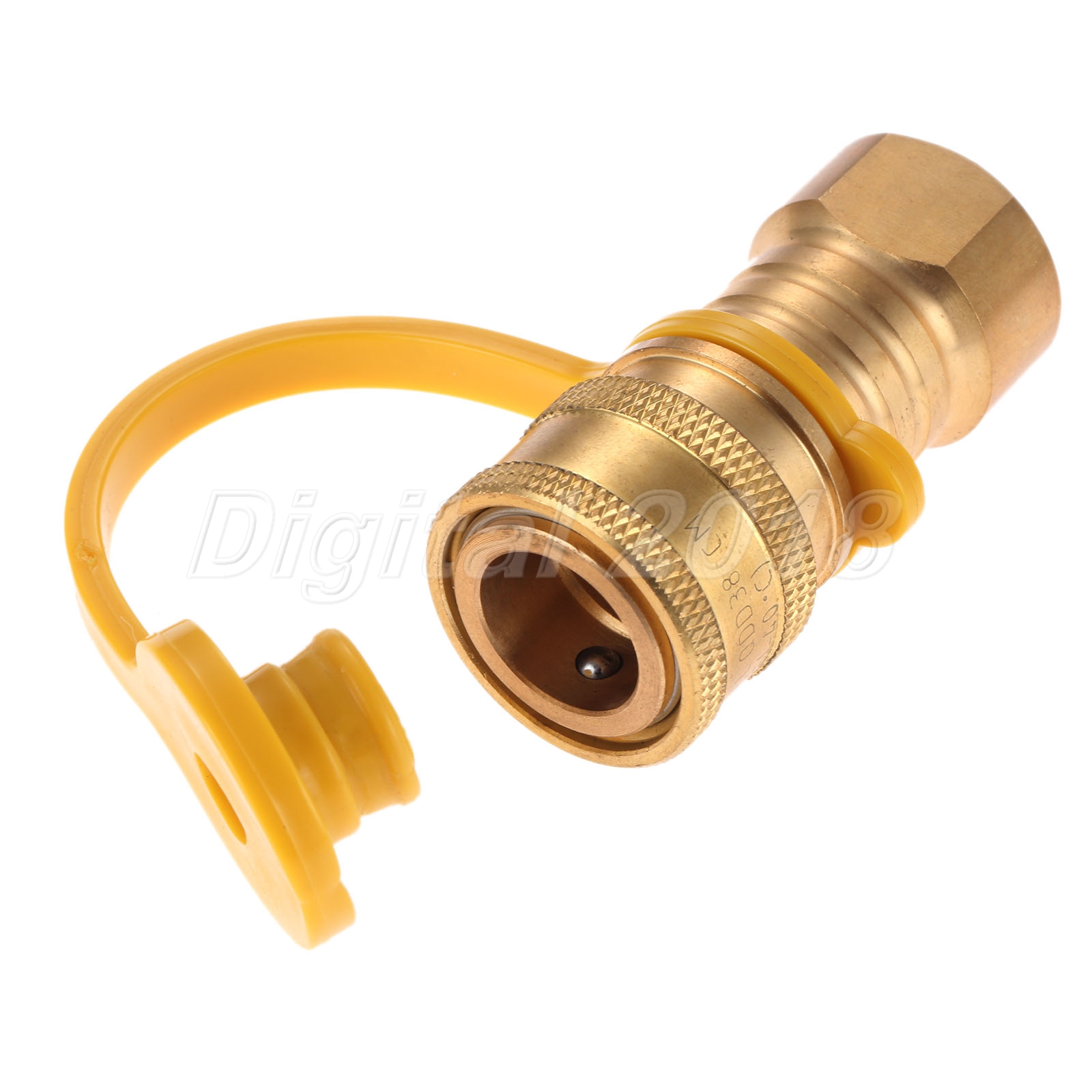 3/8" Natural Gas Quick Connector Brass Propane Adapter for 1LB Gas Propane Grill 603922063261 eBay