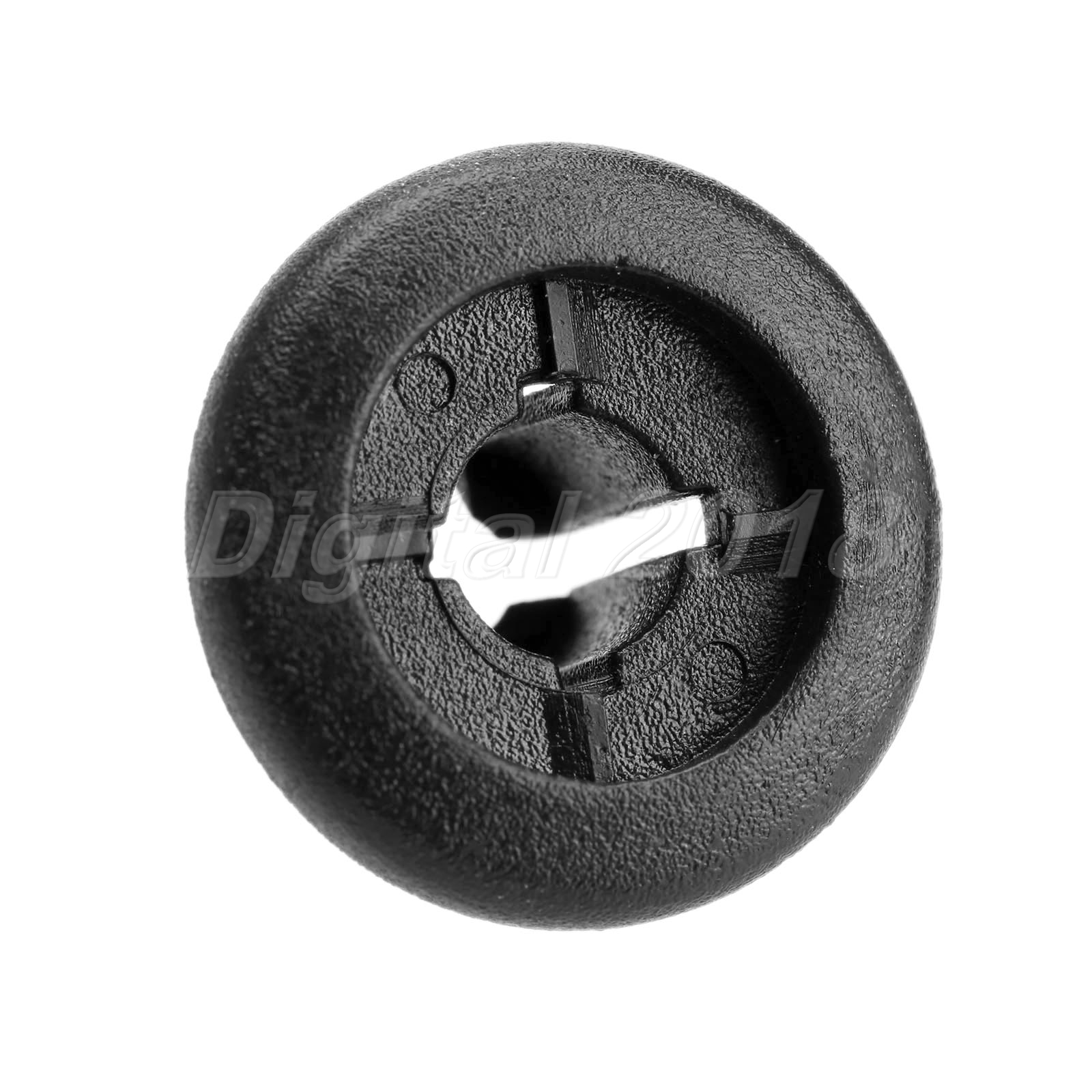 50 Pcs Black Push in Type Fastener Rivets Fender Clips 8mm Hole Fit For