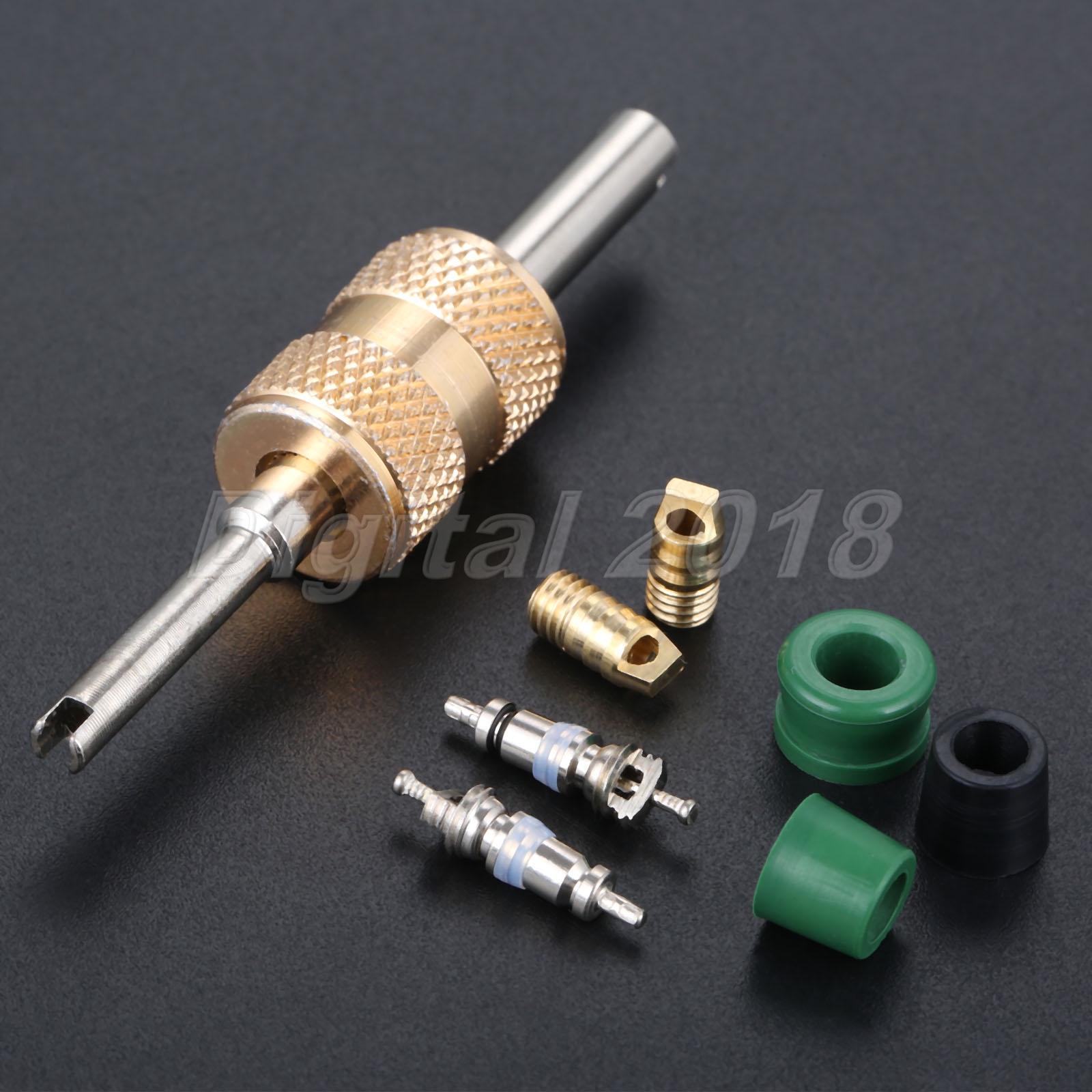 Auto A/C Air Conditioning Valve Core Tool Remover Installer Assortment Kit 71Pcs eBay