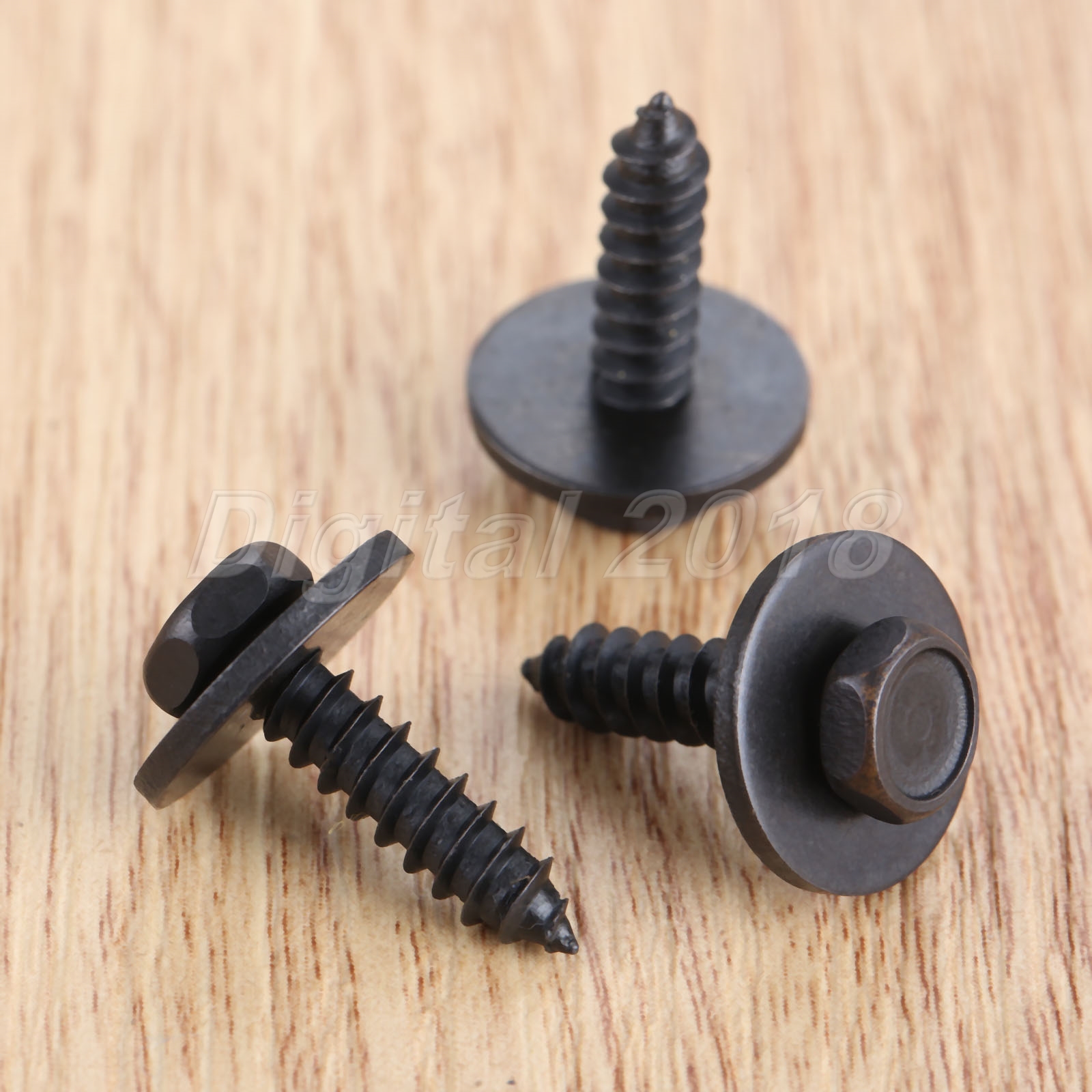20pcs Car Auto SelfTapping Screws Fasteners Captive Loose Washer 8mm