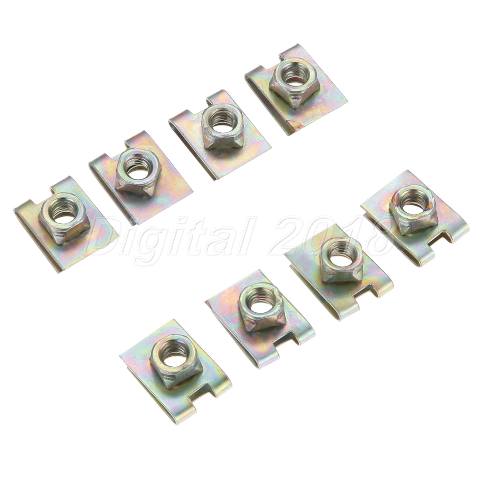 20x Car Auto Nuts Speed ClipsU 22x16mm Metal M6 Retaining Fasteners Universal eBay