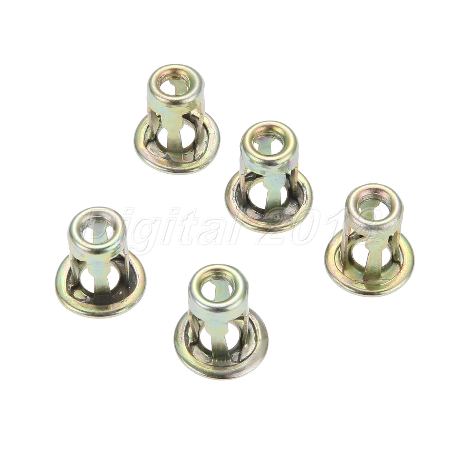 10x Auto Metal Screws Base Clamp Trunk Nut Front Fasteners Screws 10