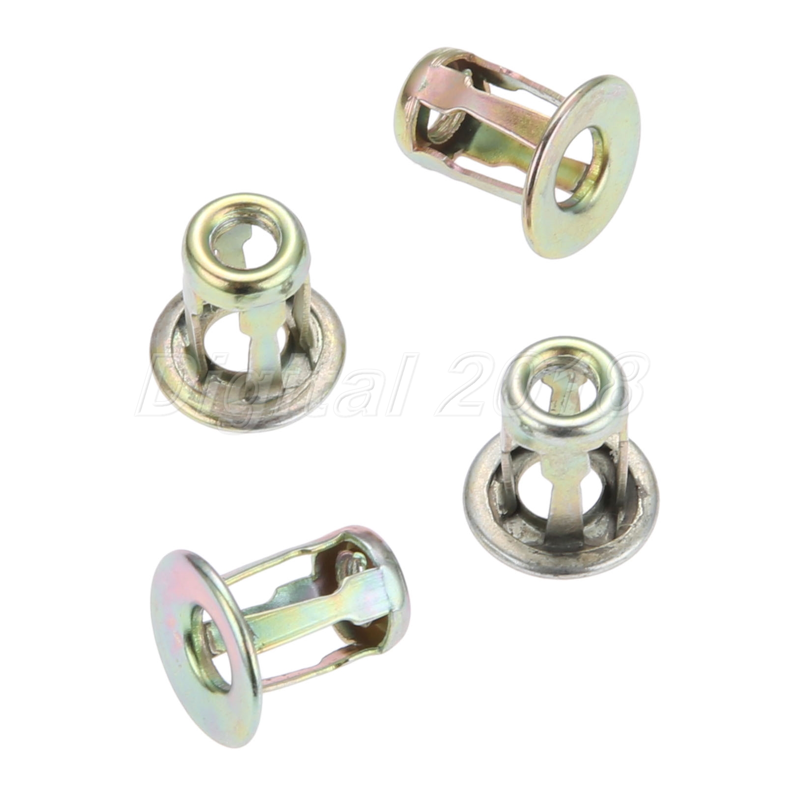 10x Auto Metal Screws Base Clamp Trunk Nut Front Fasteners Screws 10