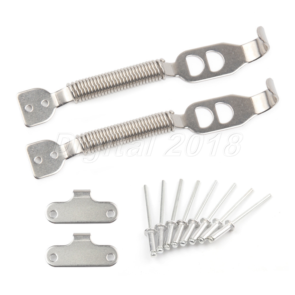 Stainless Steel Car Racing Hook Pin Lock Kit Latch Spring Clip