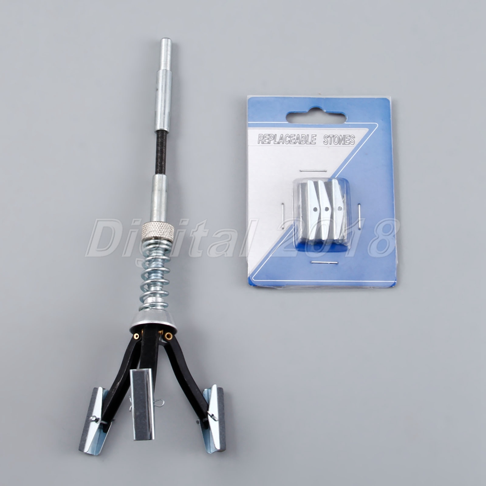 Engine Cylinder Hone Deglazer 3/4" to 21/2" with 11/8" Long Stones